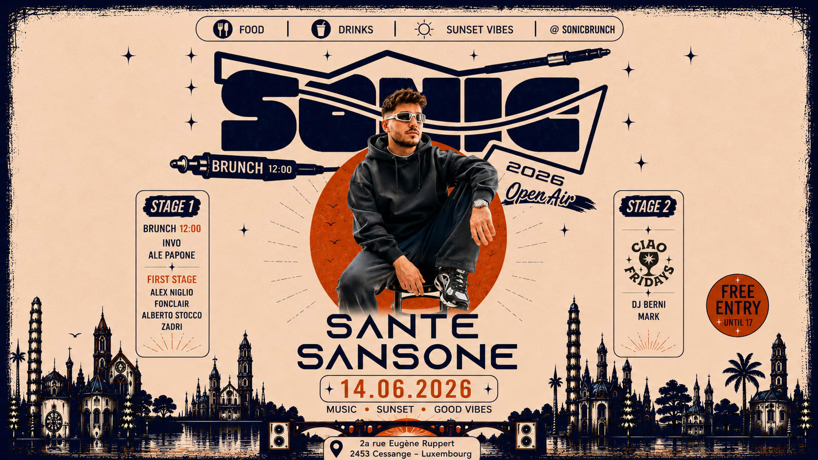 Sonic Brunch Presents Sante Sansone