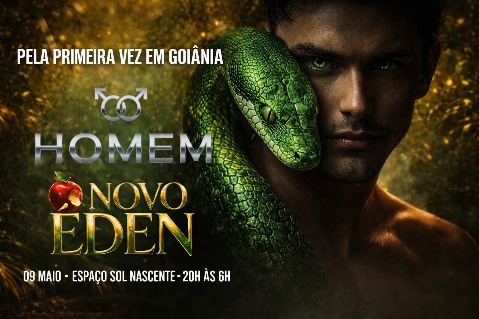 Festa Homem Goiânia: Novo Éden