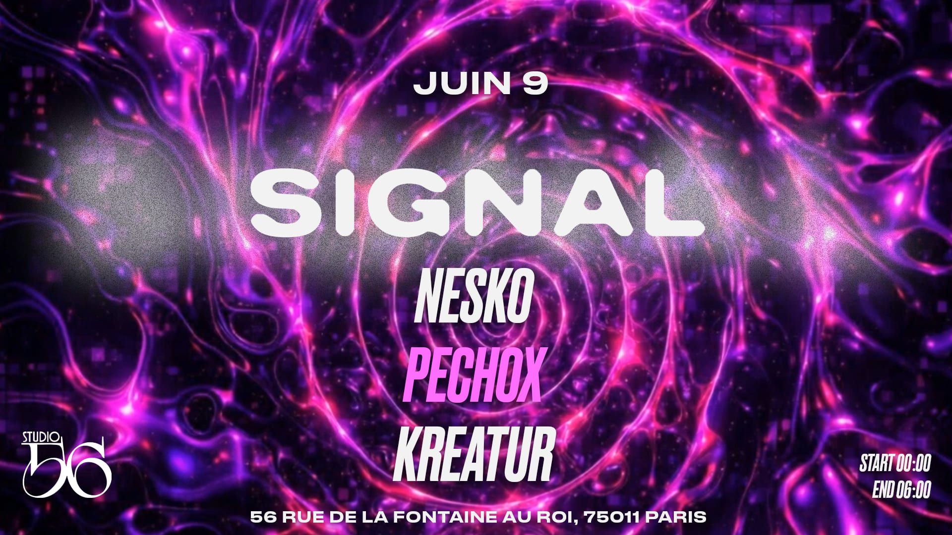 Signal W/ Nesko , Pechox , Kreatur