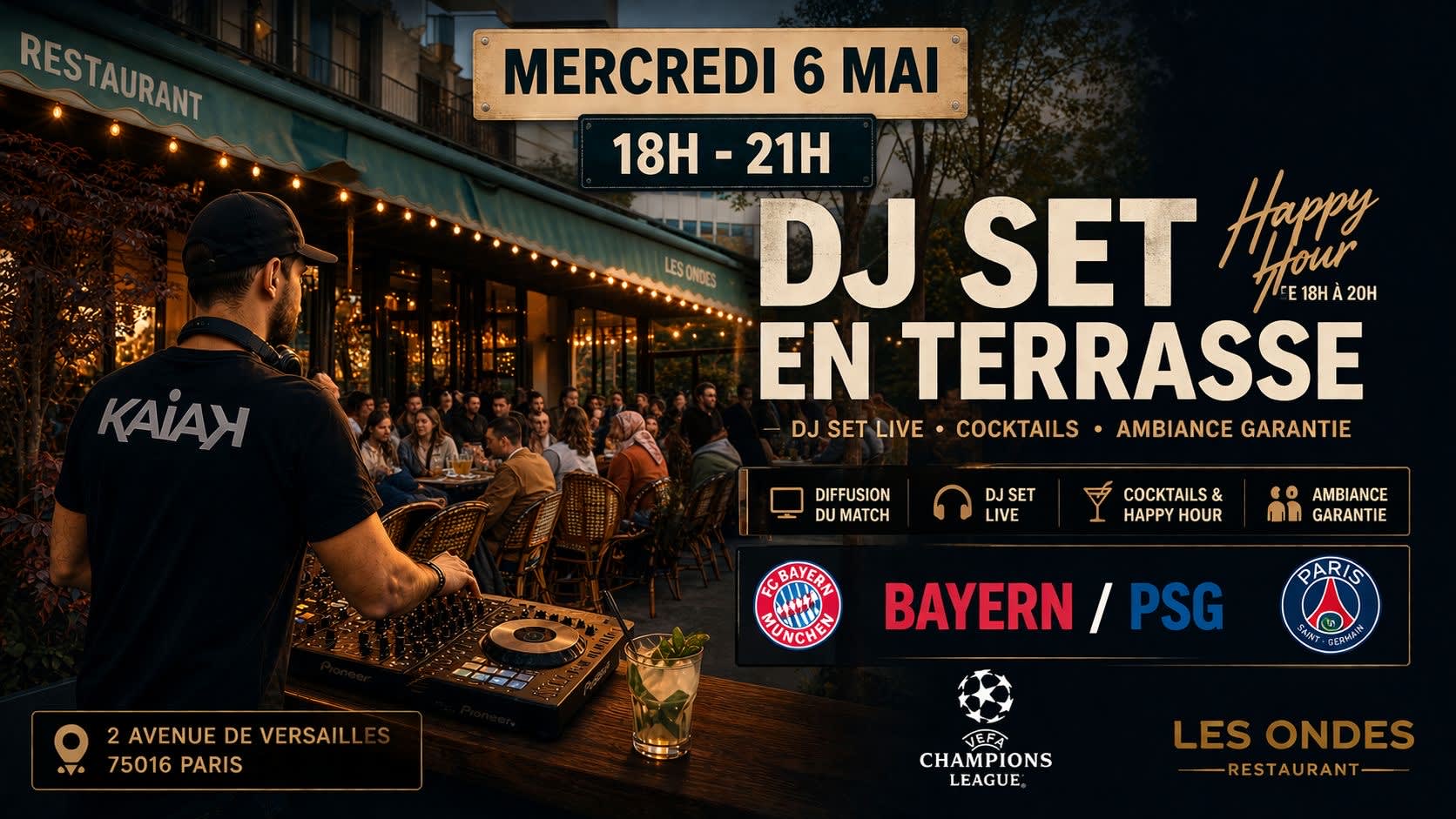 Terrasse Psg X Dj Set