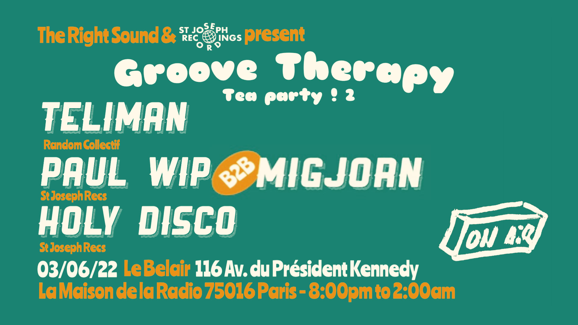 Groove Therapy Tea Party ! 2