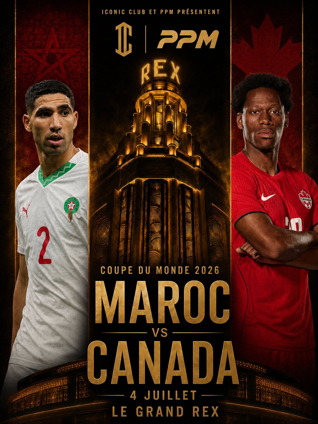 Maroc Vs Canada - Coupe Du Monde Au Grand Rex