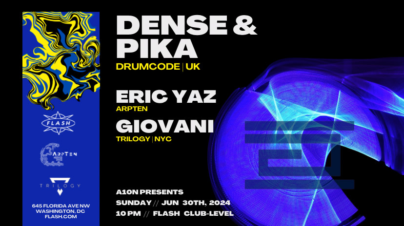 A10n Presents: Dense & Pika (Drumcode | Uk)