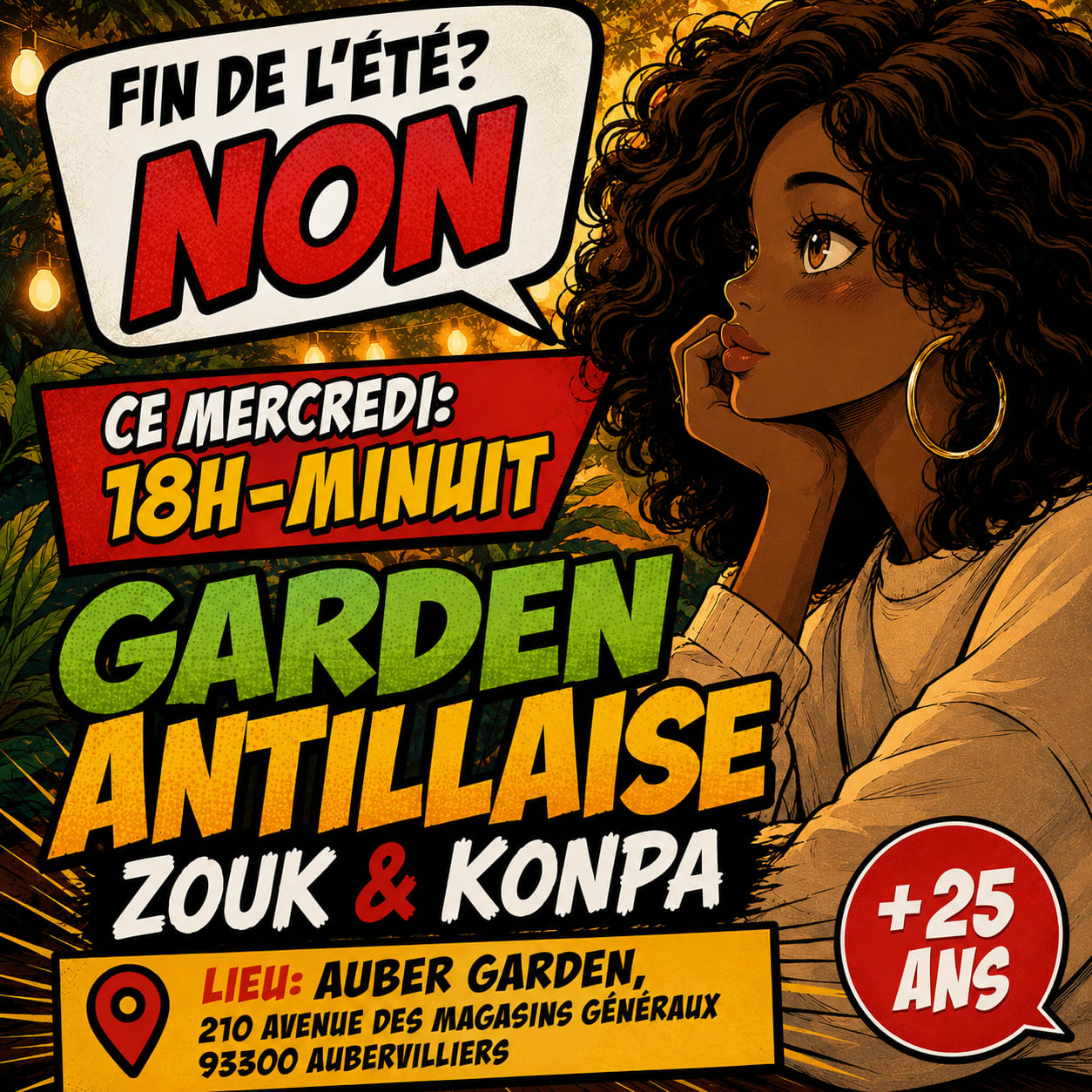 Soirée Open Air Zouk Rétro Et Konpa