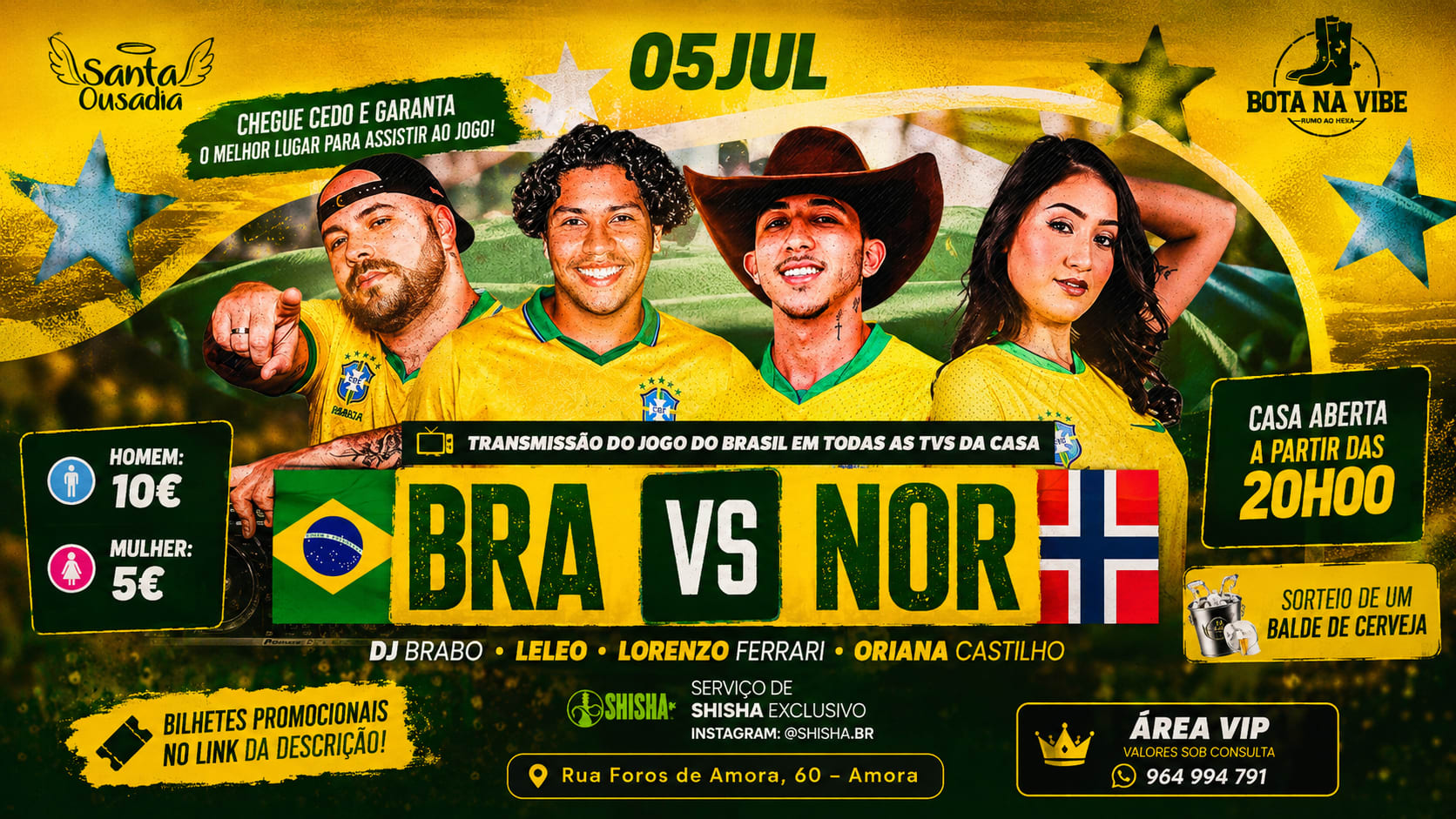 Bota Na Vibe (Brasil X Noruega)