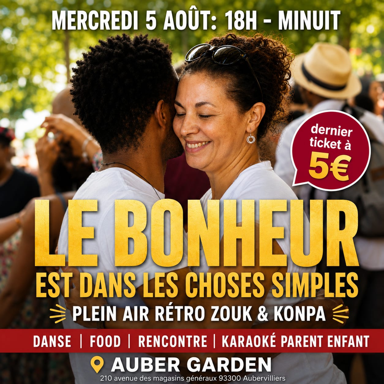 Soirée Plein Air Zouk Rétro Et Konpa