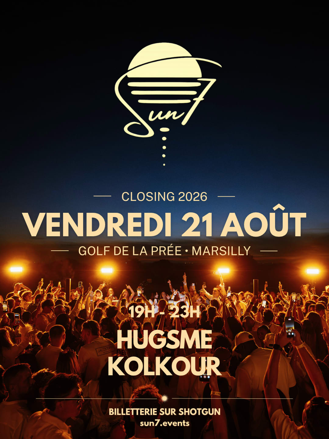 Sun7 Closing 2026 - Golf De La Prée - 21 Août 2026