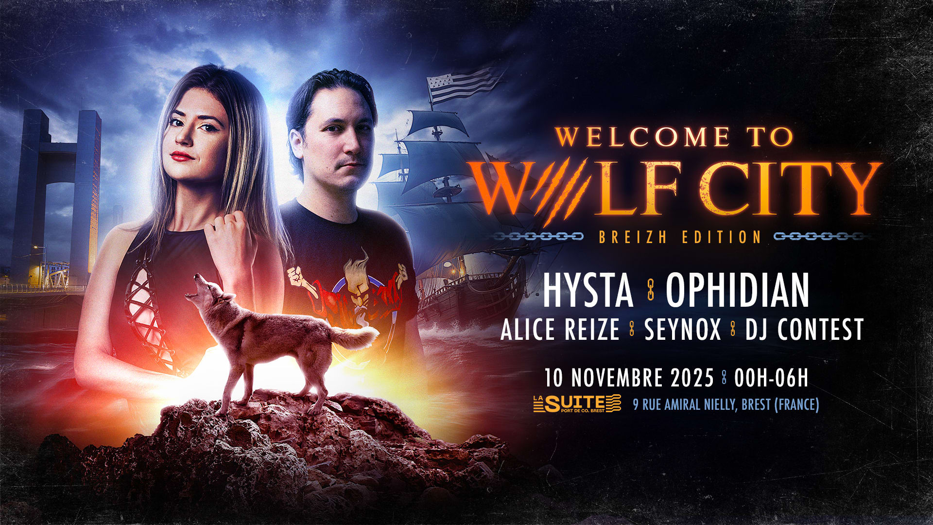 Wolf City Breizh Edition | Hysta, Ophidian And More