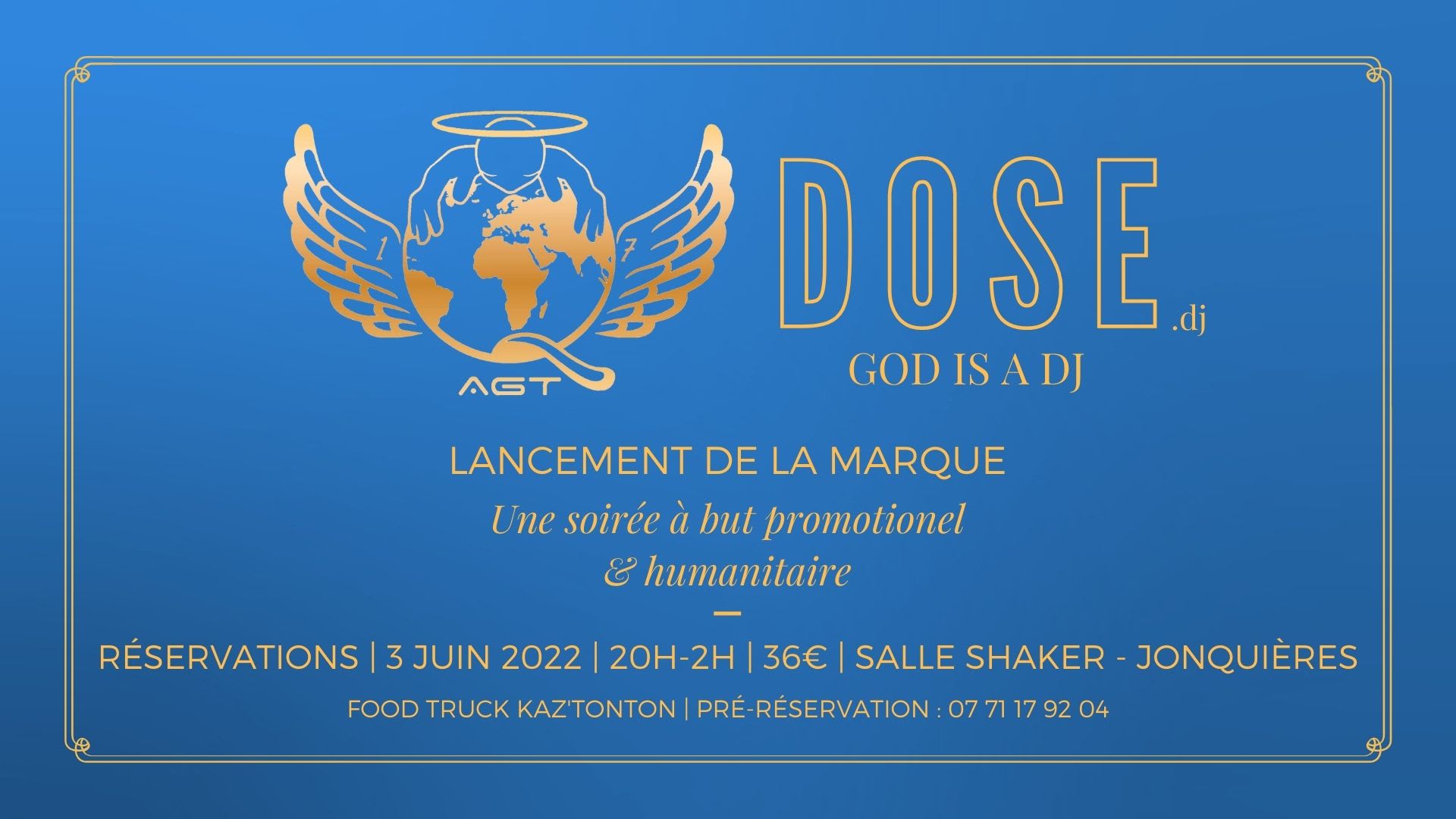 Dj Dose  - Lancement Marque Agt À Vocation Humanitaire