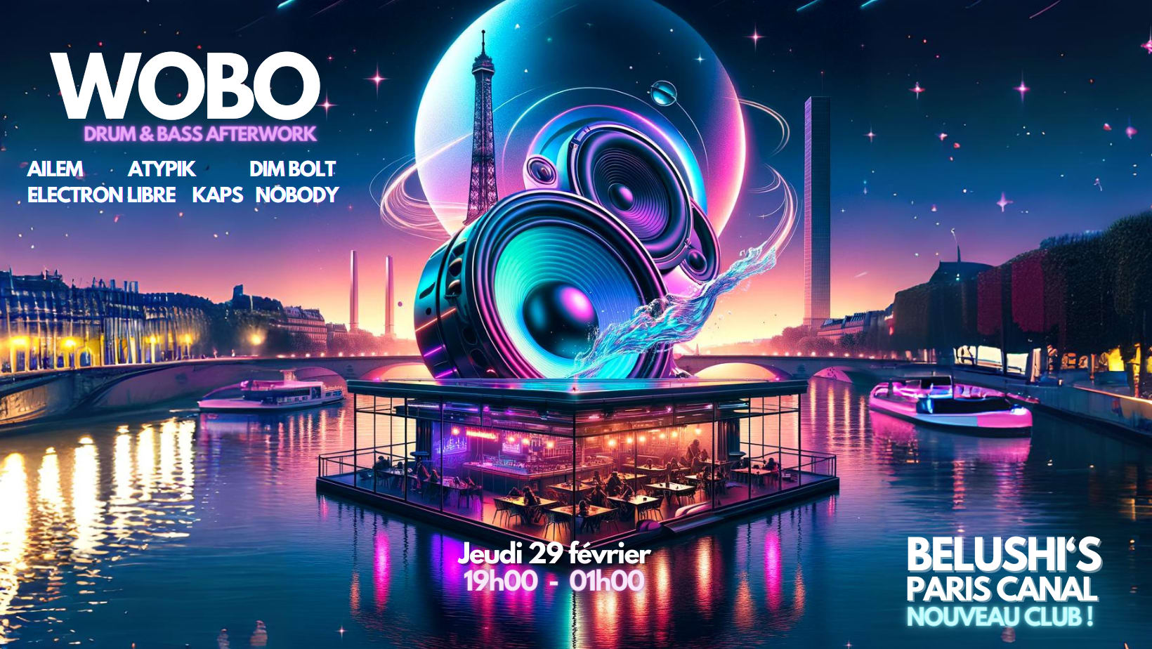 Gratuit - Wobo - Afterwork Drum & Bass W/ Ailem & More
