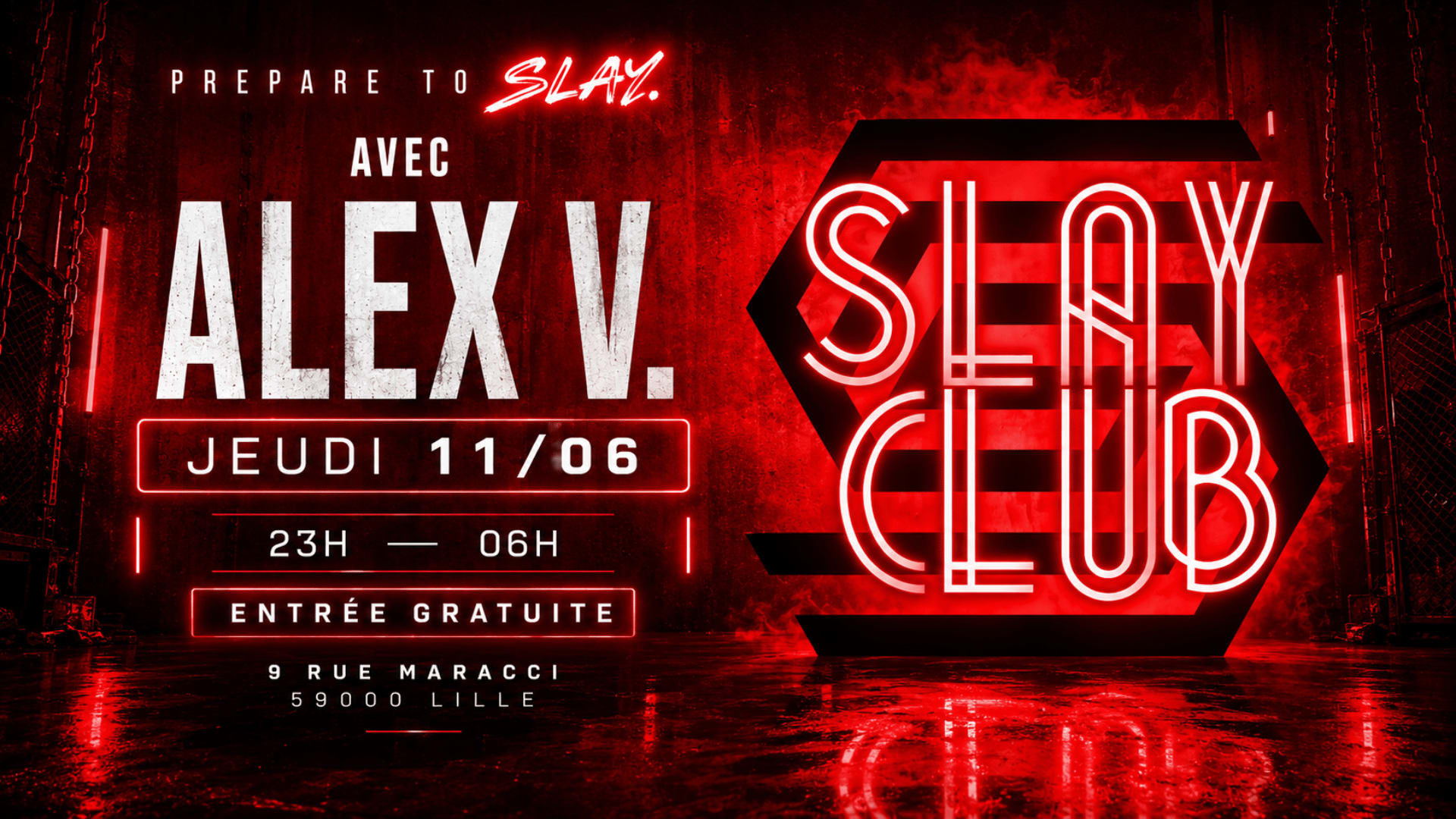 Slay Club : Dj Alex V 11/06