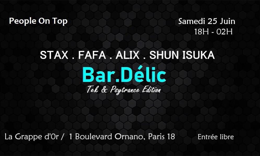 Bar.Délic Tek & Psytrance Edition