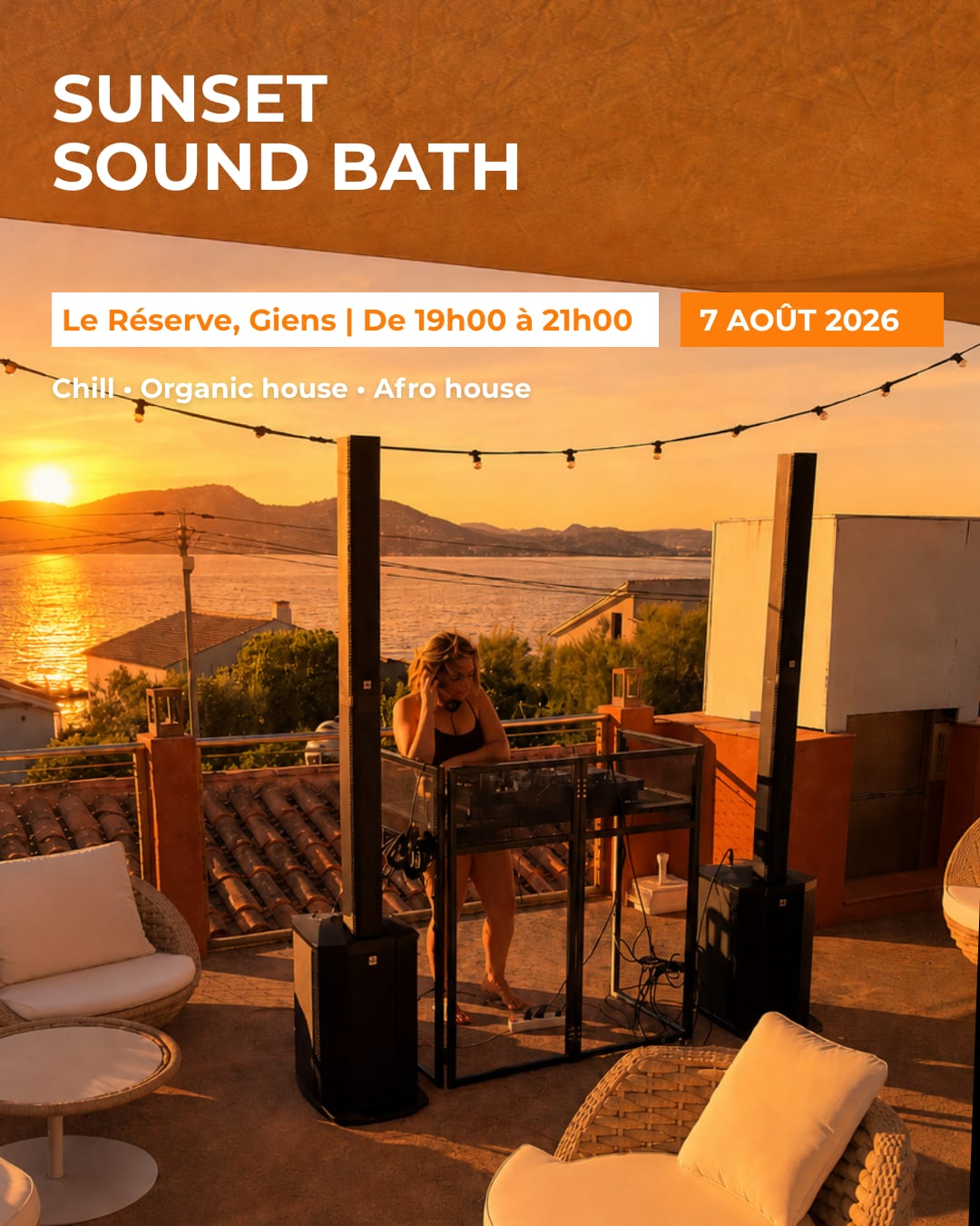 Dj Set Electronic Sound Bath ☀️ Al Zon 🌙 La Réserve