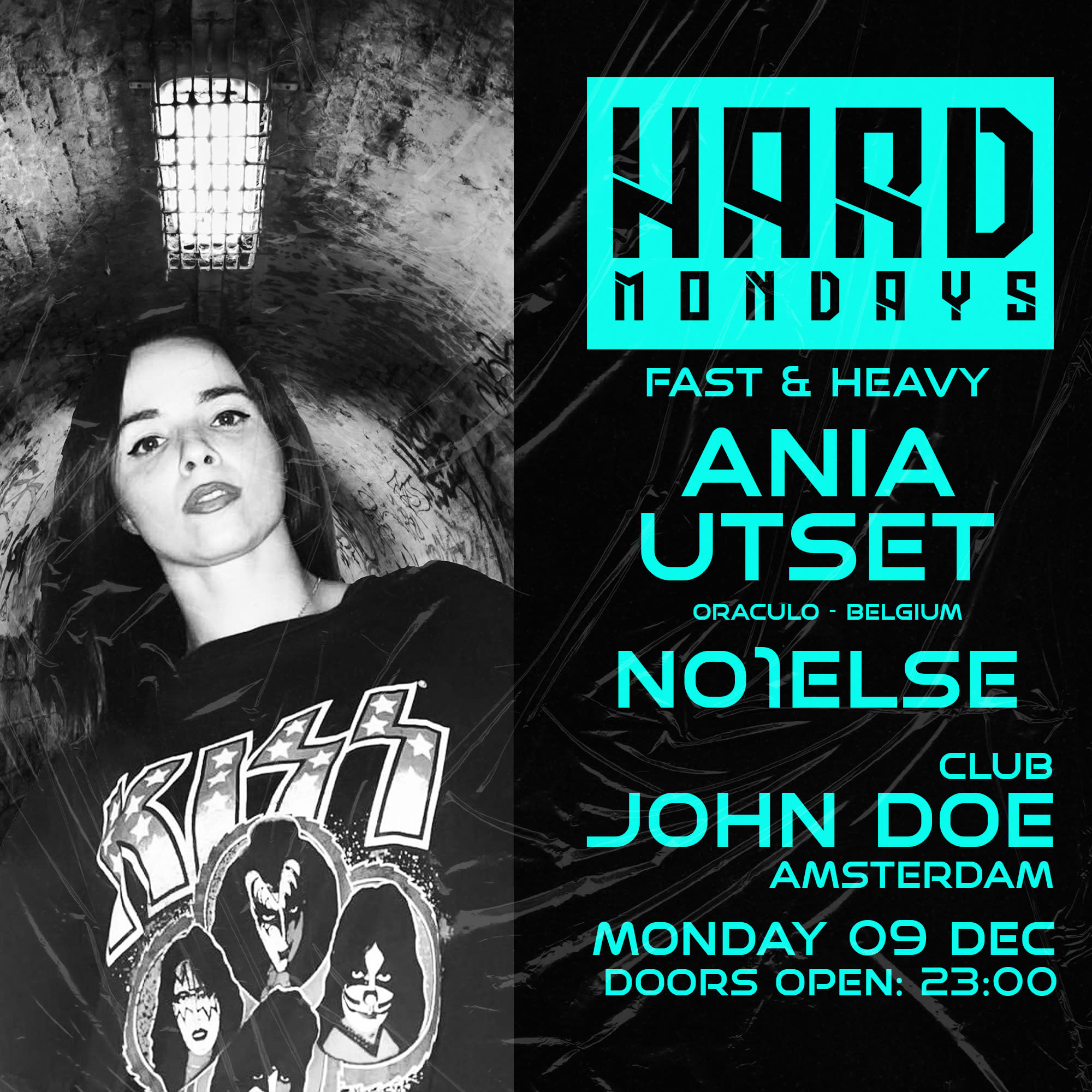 Hard Mondays Amsterdam - Hard Techno Night W/ Ania Utset