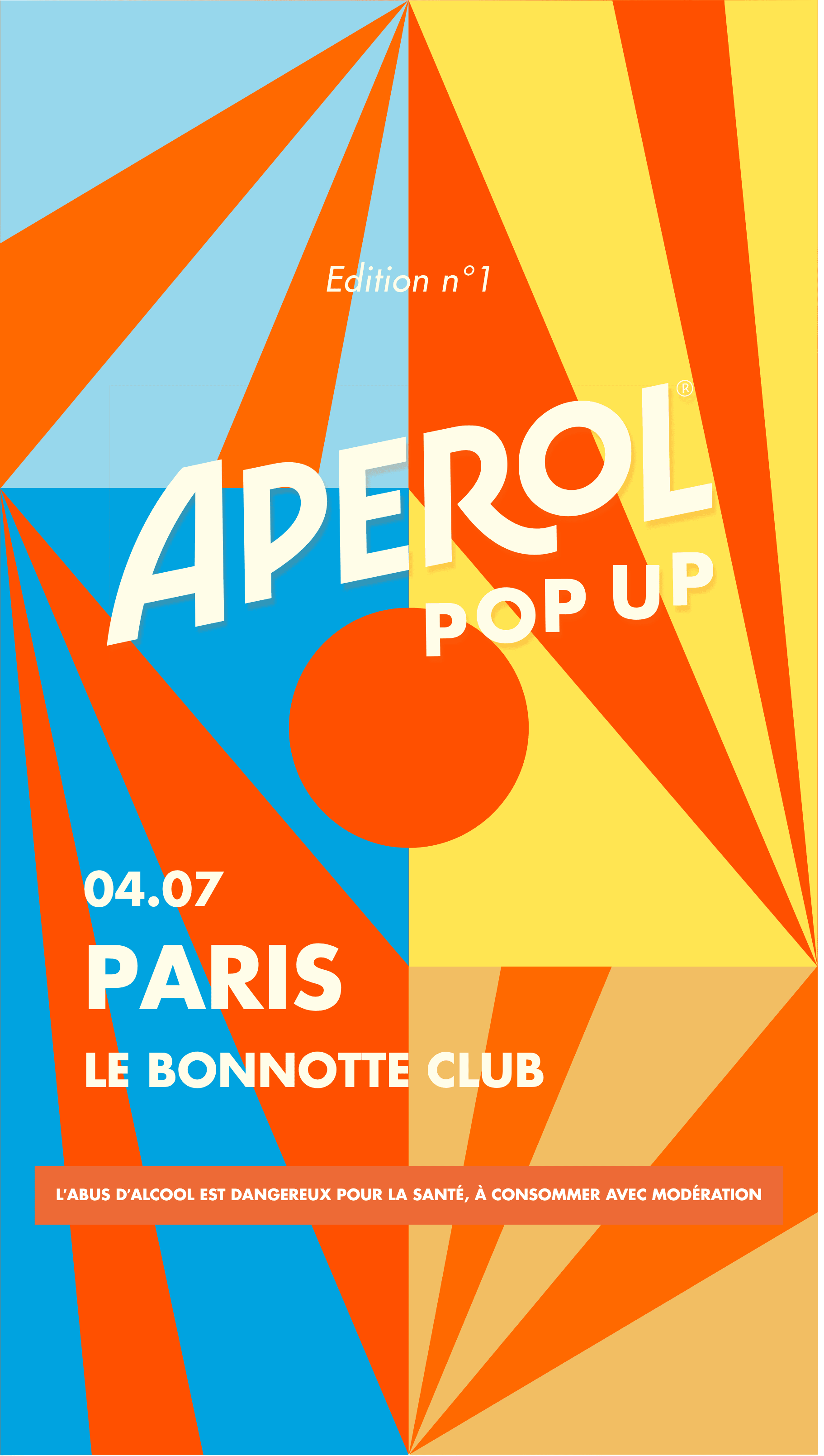Aperol Pop-Up - Édition N°1 - Paris- 4 Juillet 2026