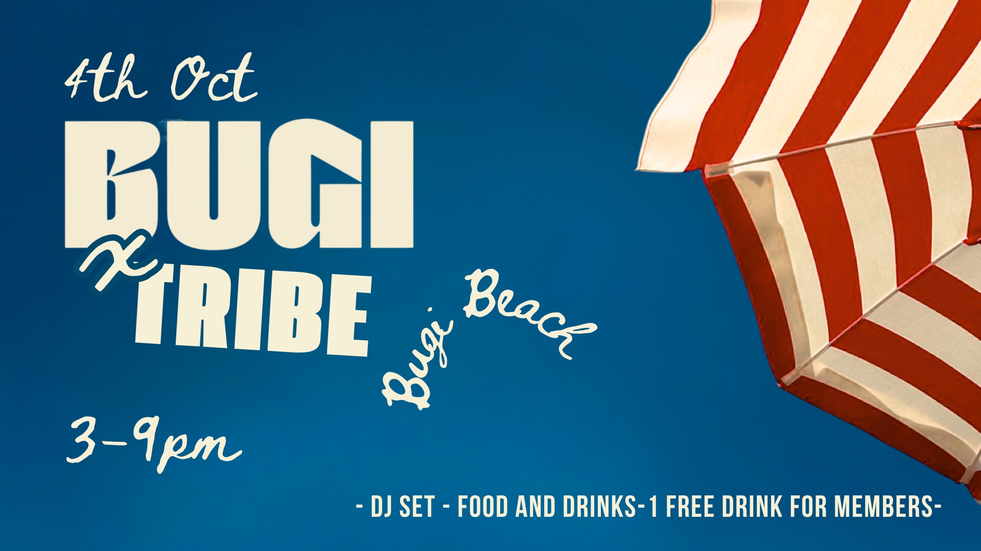 Bugi X Tribe ~ Beach Party