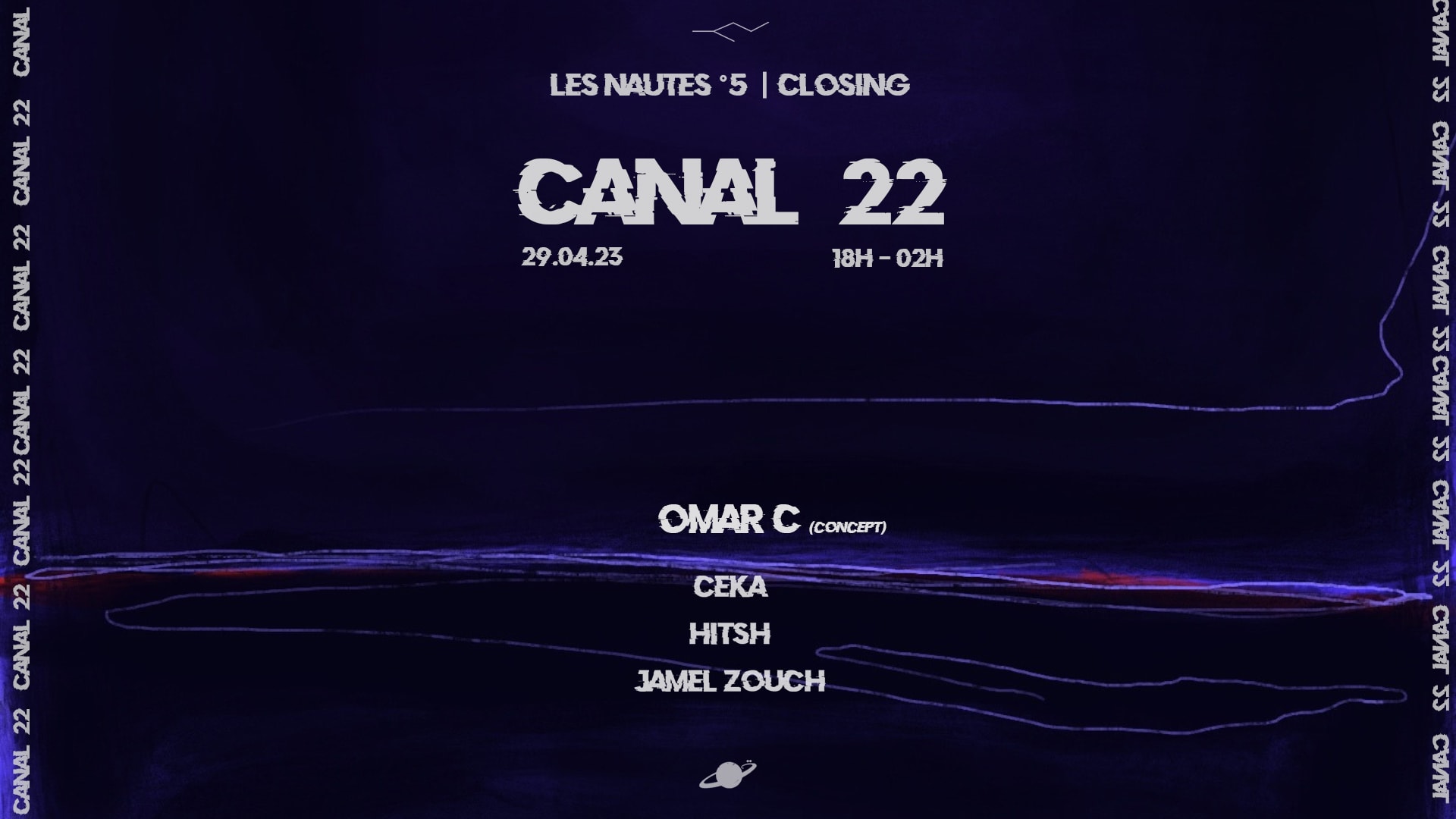 Canal22 W/ Omar C, Ceka, Hitsh & Jamel Zouch