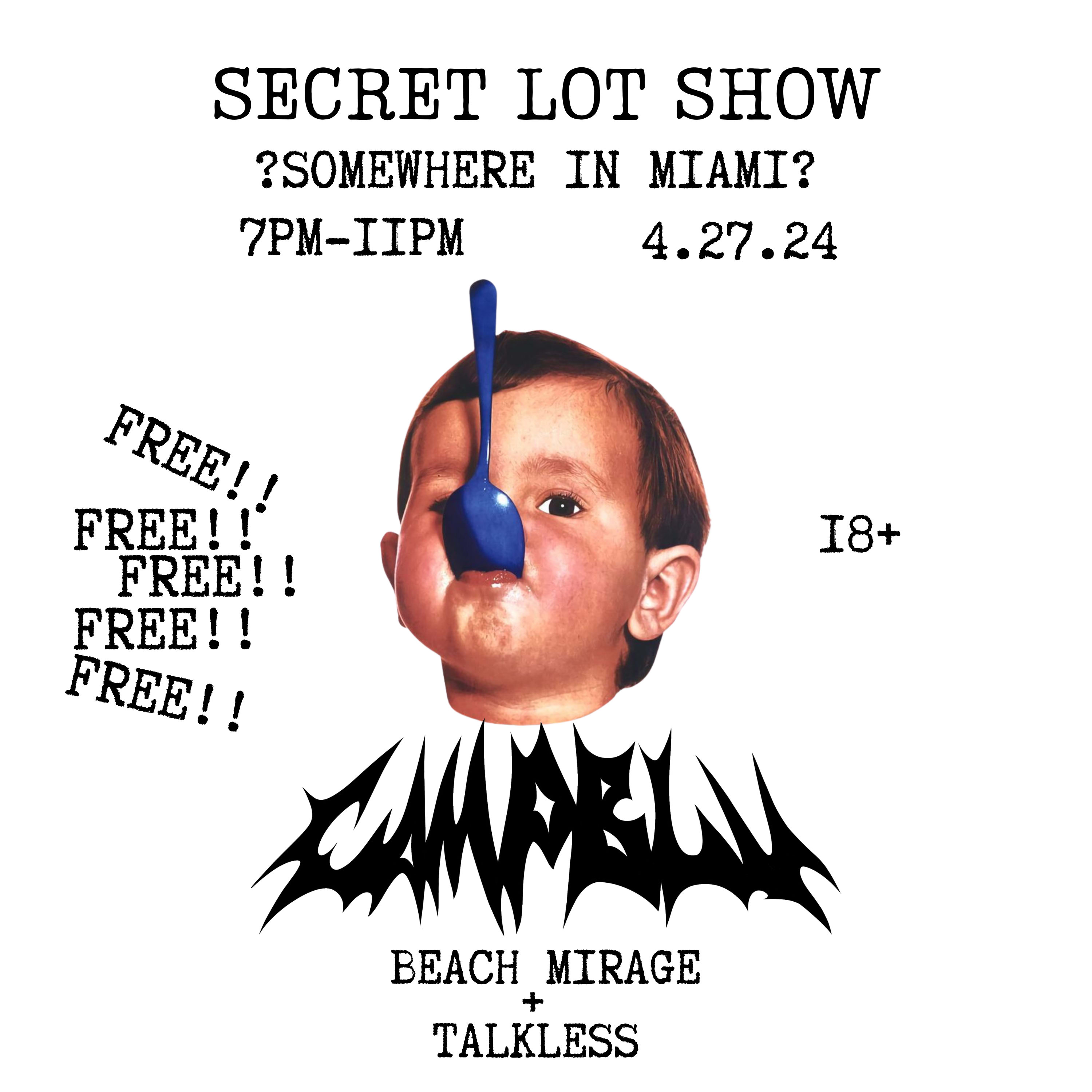 Secret Lot Show (Camp Blu, Talkless, Beach Mirage)