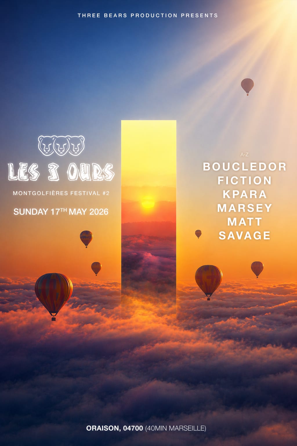 Montgolfiere Festival / Les 3 Ours (2nd Edition)