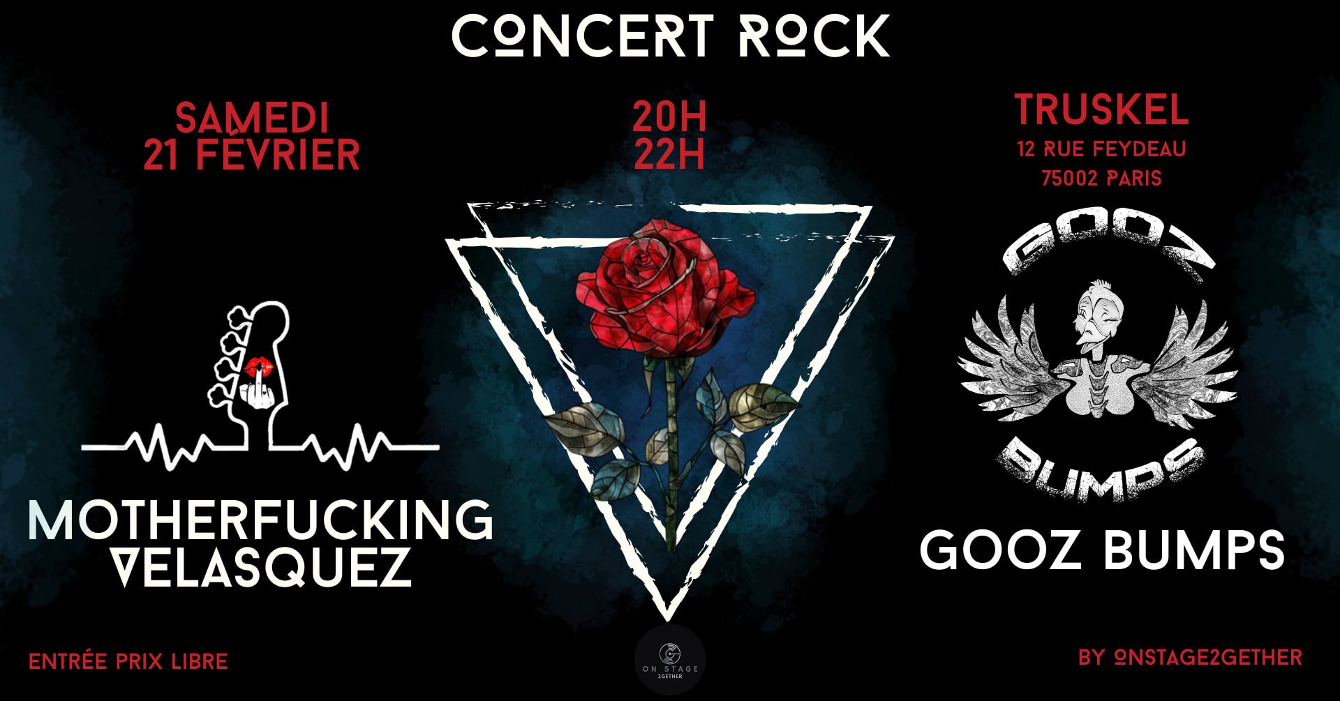 Concert Rock - Motherfucking Velasquez X Gooz Bumps