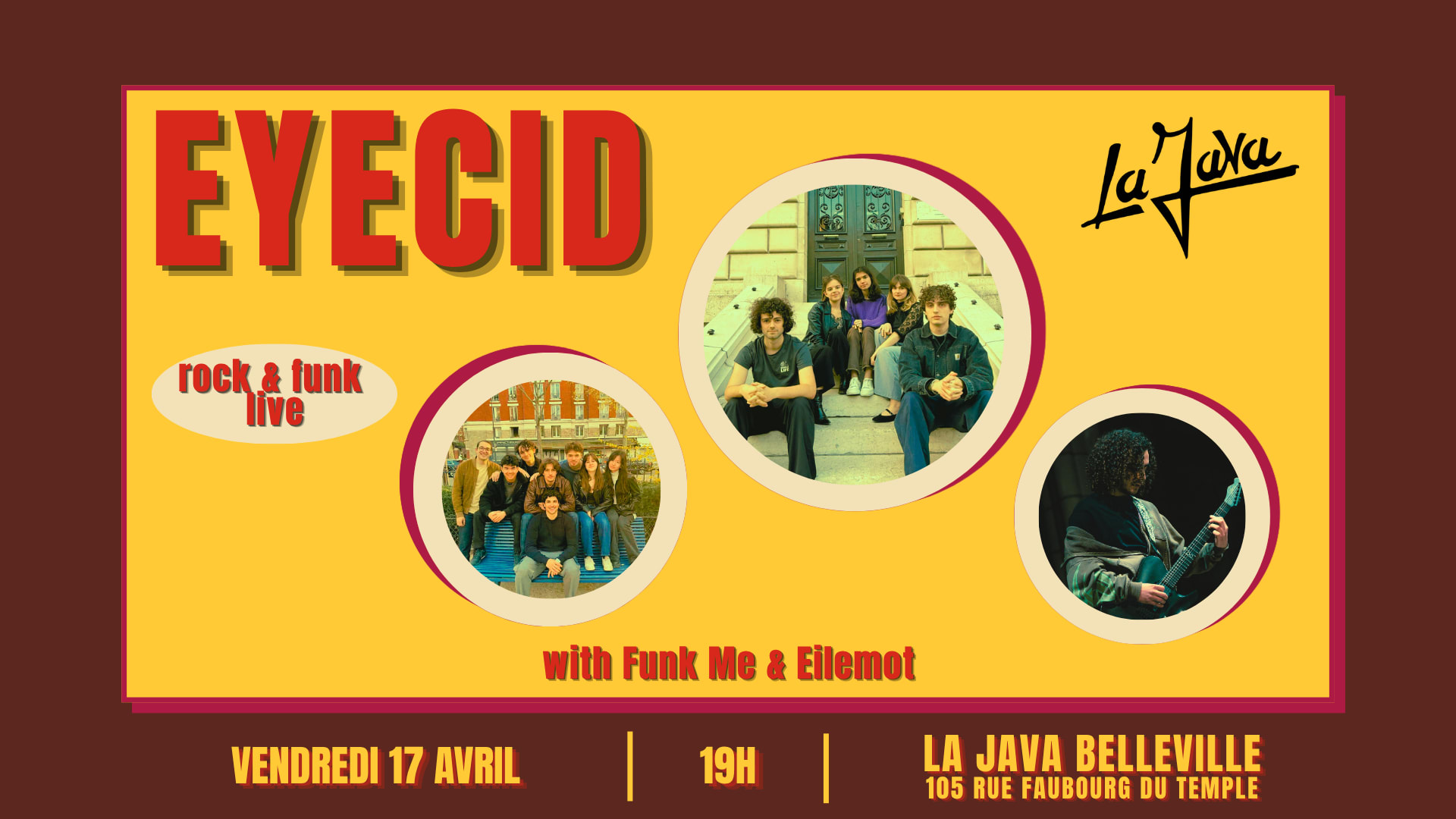 Eyecid, Funk Me & Eilemot @Lajava