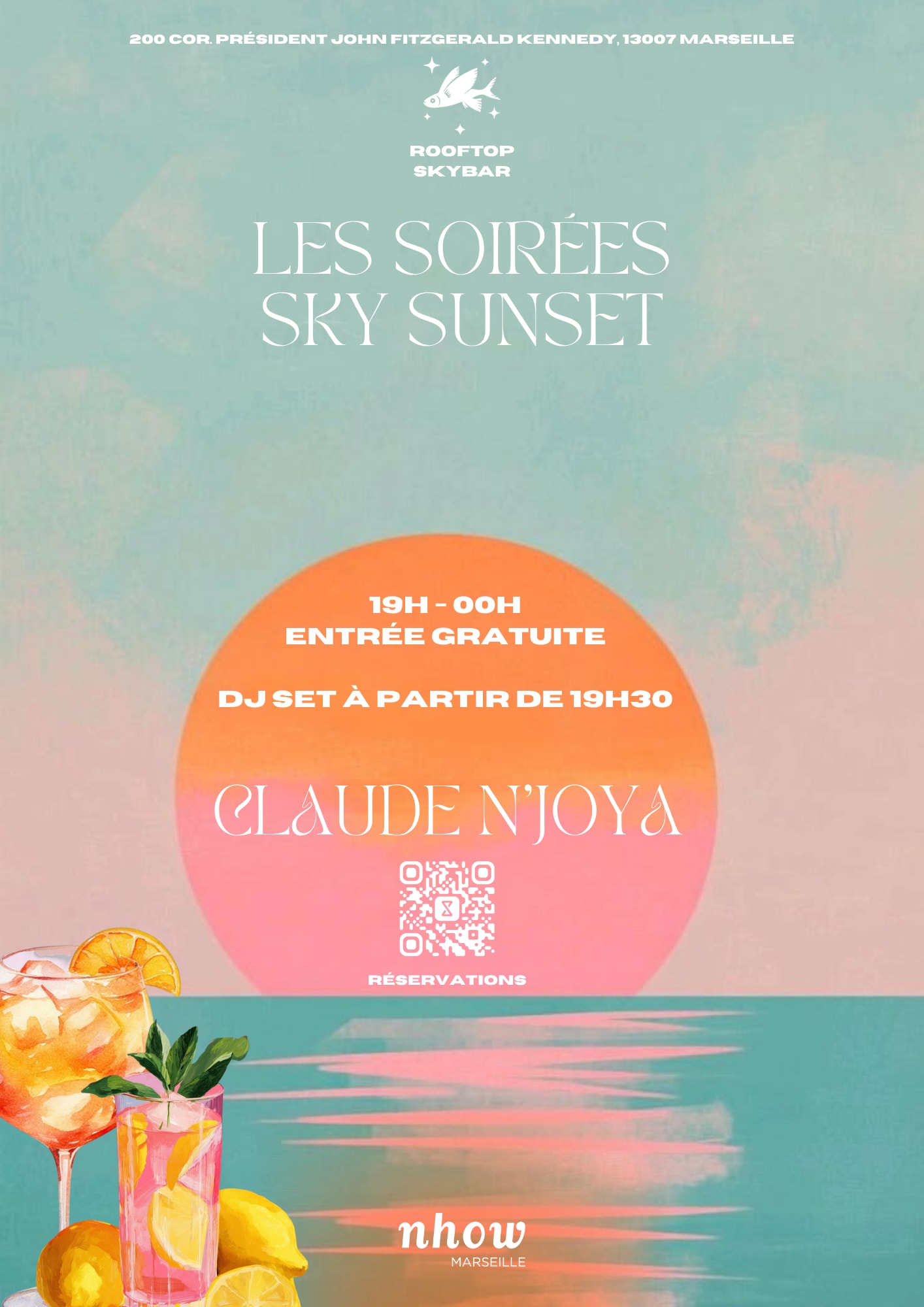 Les Sky Sunset I Rooftop Skybar I Dj Claude Njoya - 09.09