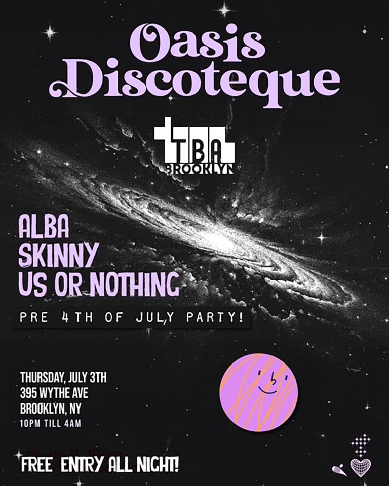Oasis Discoteque July 3rd