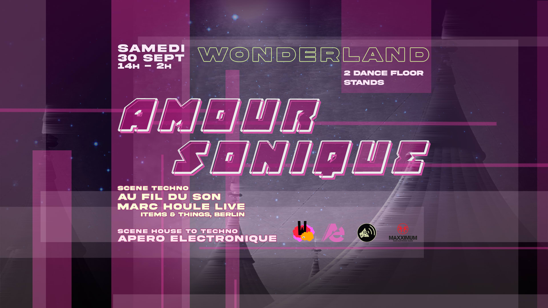 Amour Sonique-Au Fil Du Son X Apéro Electronique -Marc Houle