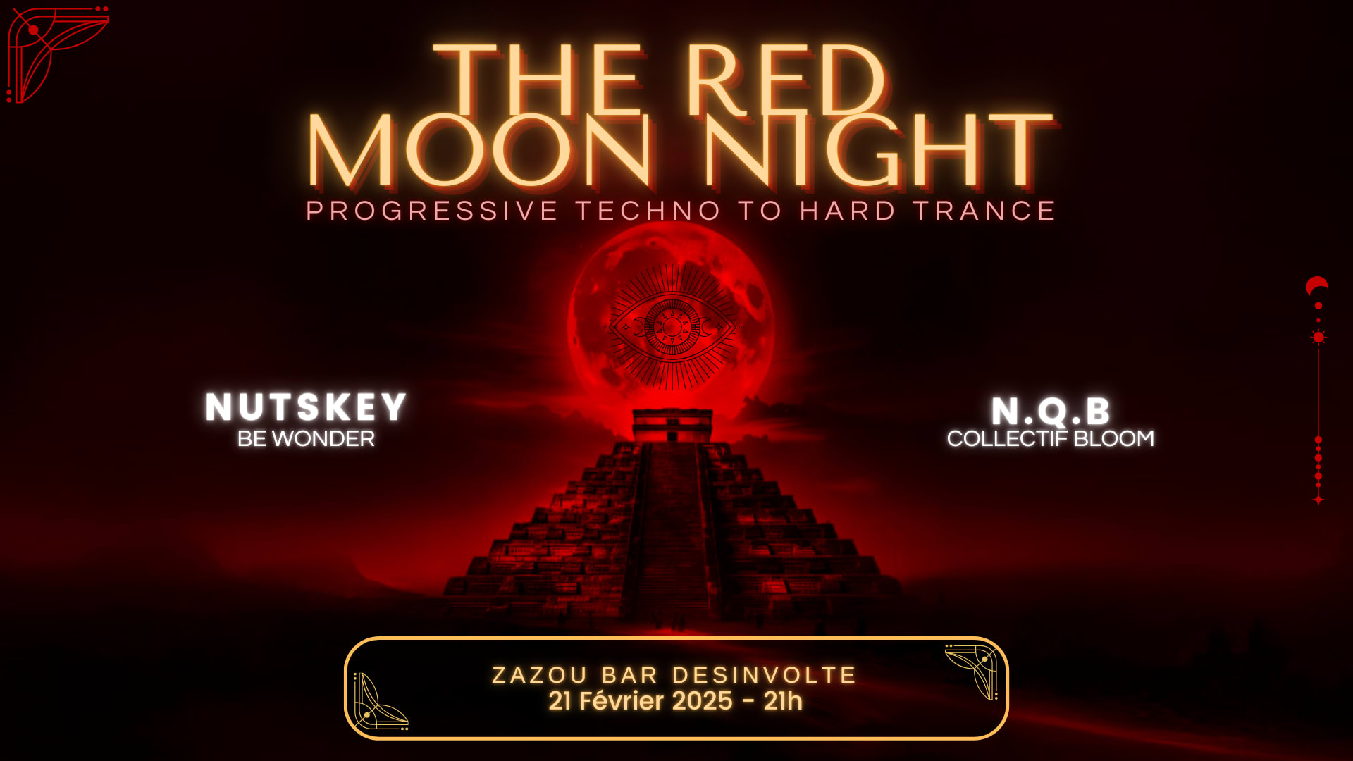 The Red Moon Night | Neo Quantic Bass - Nutskey