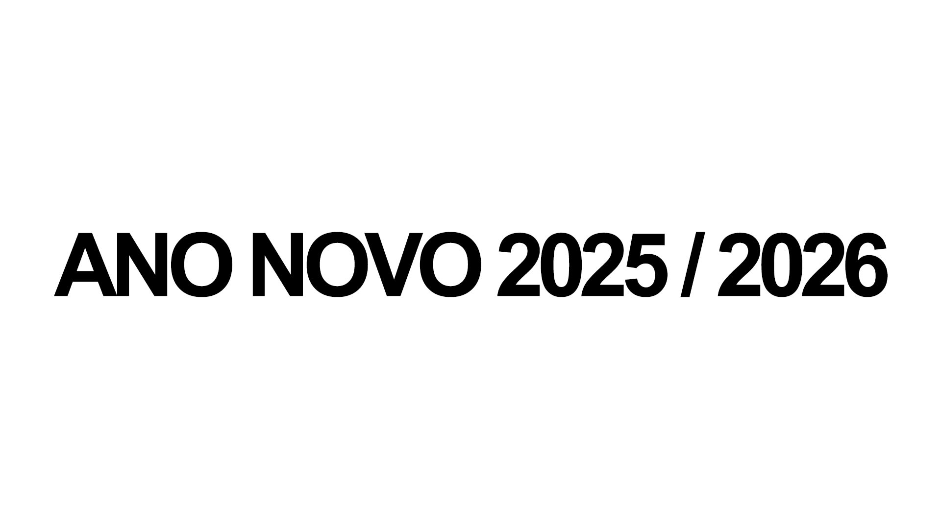 Ano Novo 2025/2026