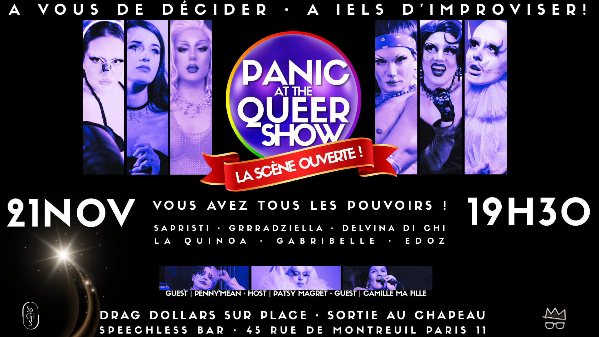 Panic Atqs • La Scène Ouverte • 21nov