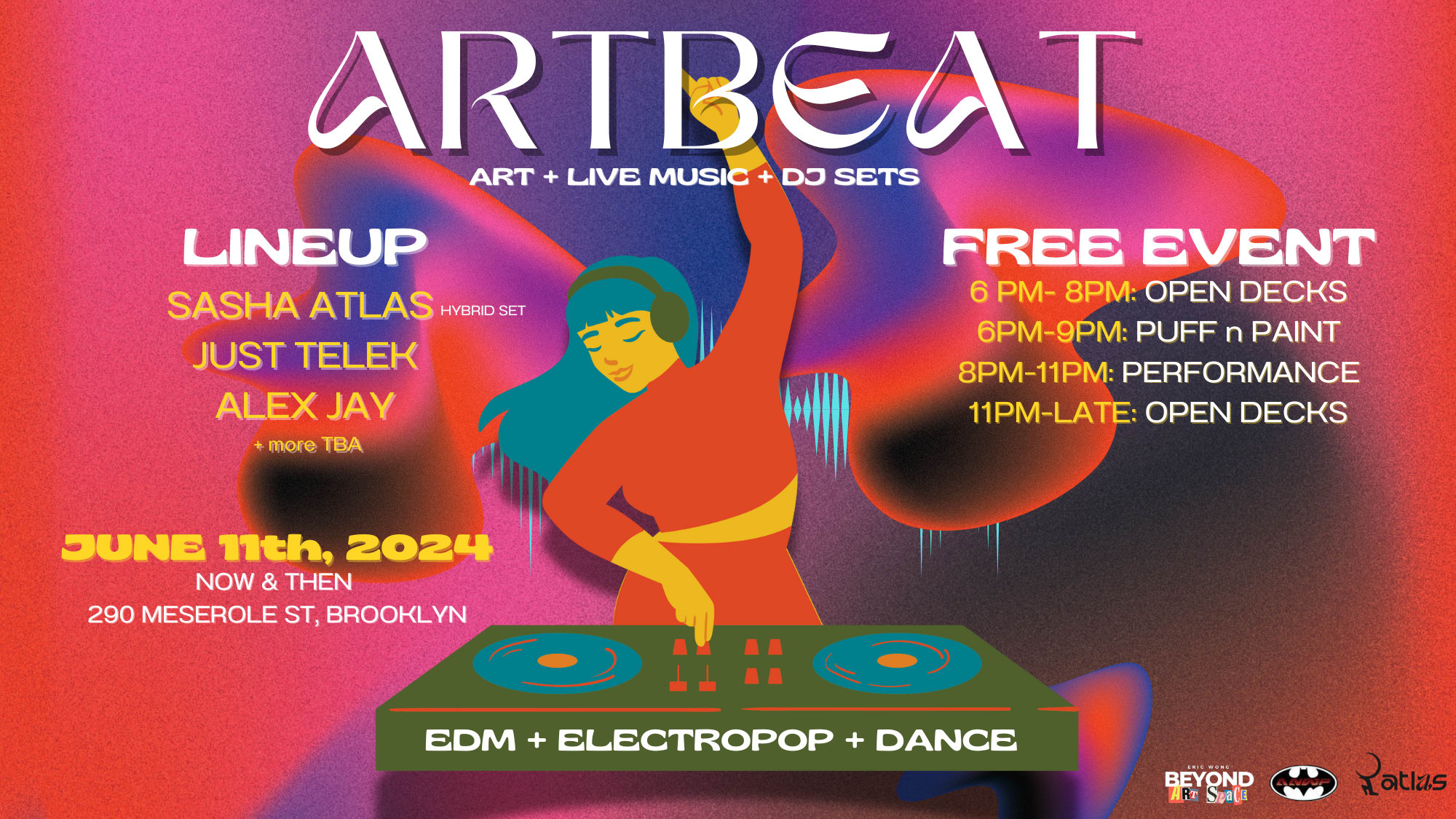 Artbeat: Open Decks, Dj Sets, Live Music