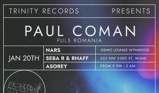 Trinity Records Presents "Paul Coman"