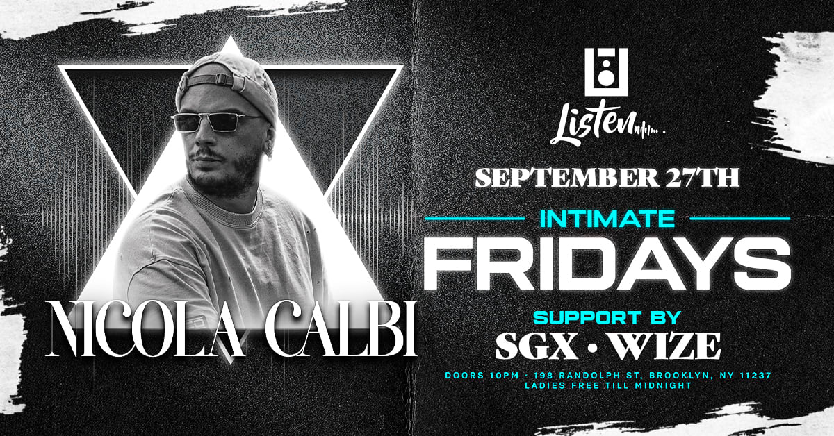 The Official Intimate Party - Nicola Galbi - Sgx