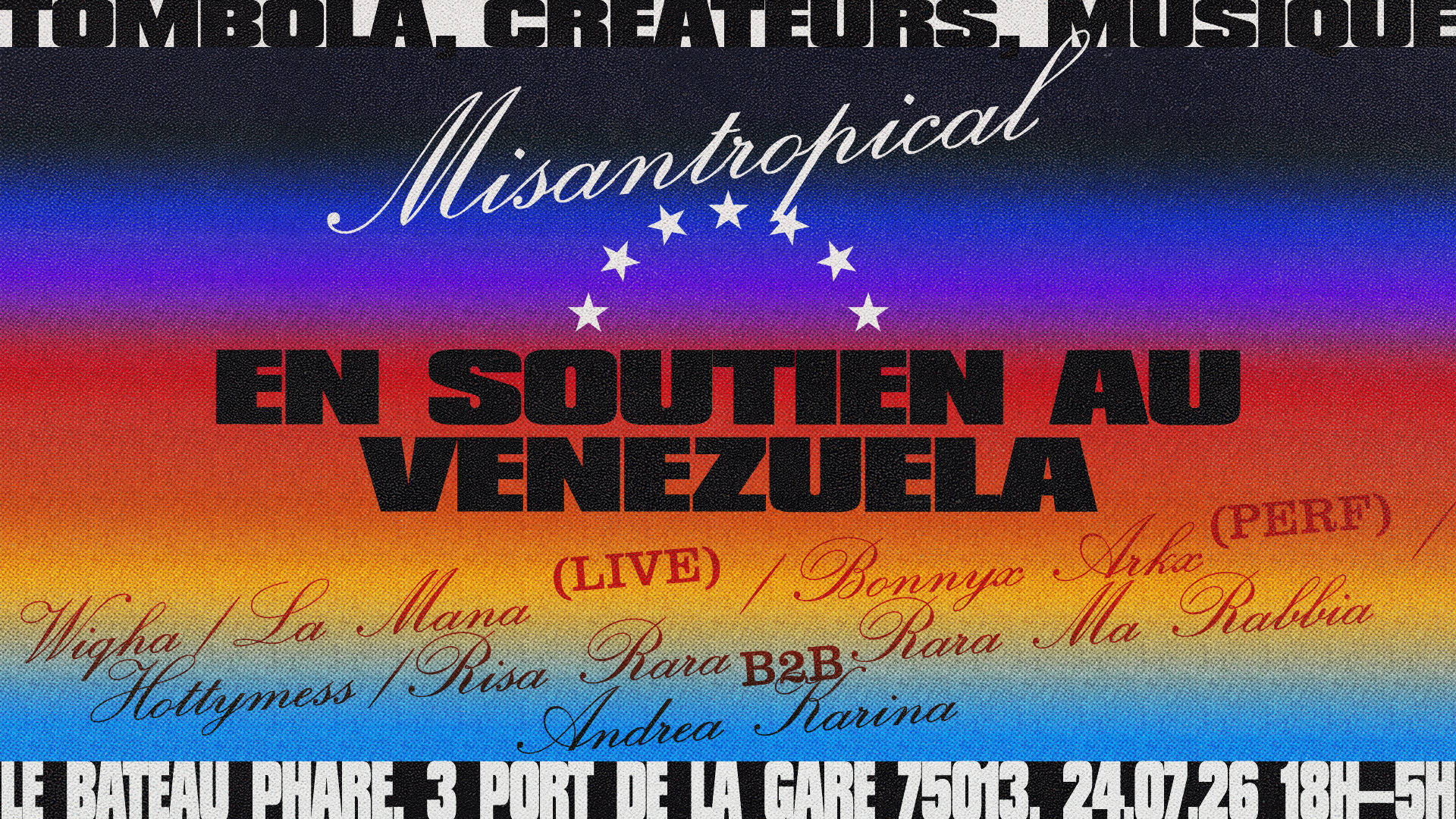 Misantropical : En Soutien Au Venezuela