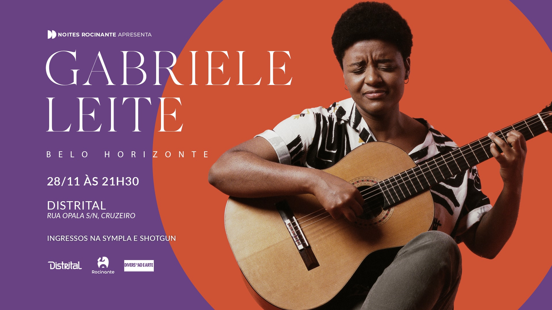 Noites Rocinante Apresenta: Gabriele Leite Em Bh
