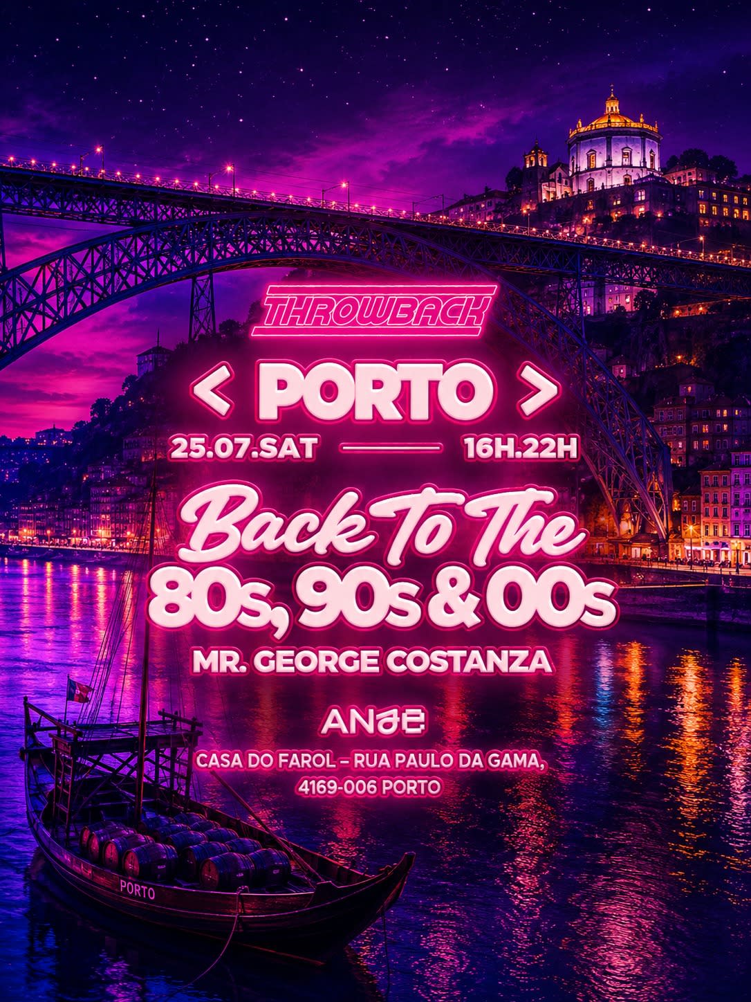 [Tickets At Door] Throwback Porto - Back To 80s, 90s & 00s