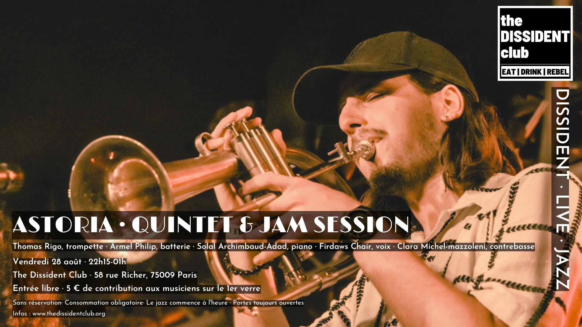 [Dissident Live Jazz & Jam] Astoria · Quintet