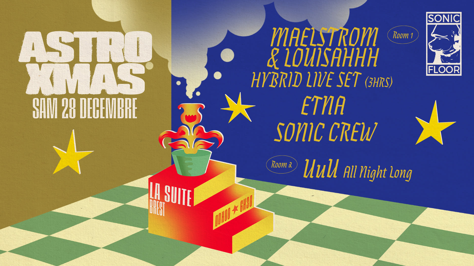 Astro X-Mas : Maelstrom & Louisahhh, Etna, Sonic Crew, Uuu