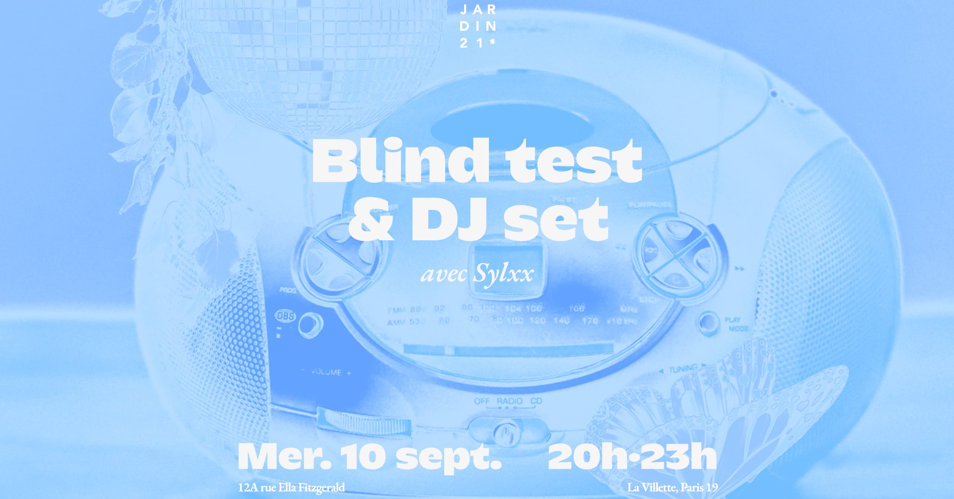 Blindtest & Dj Sets- Jardin21
