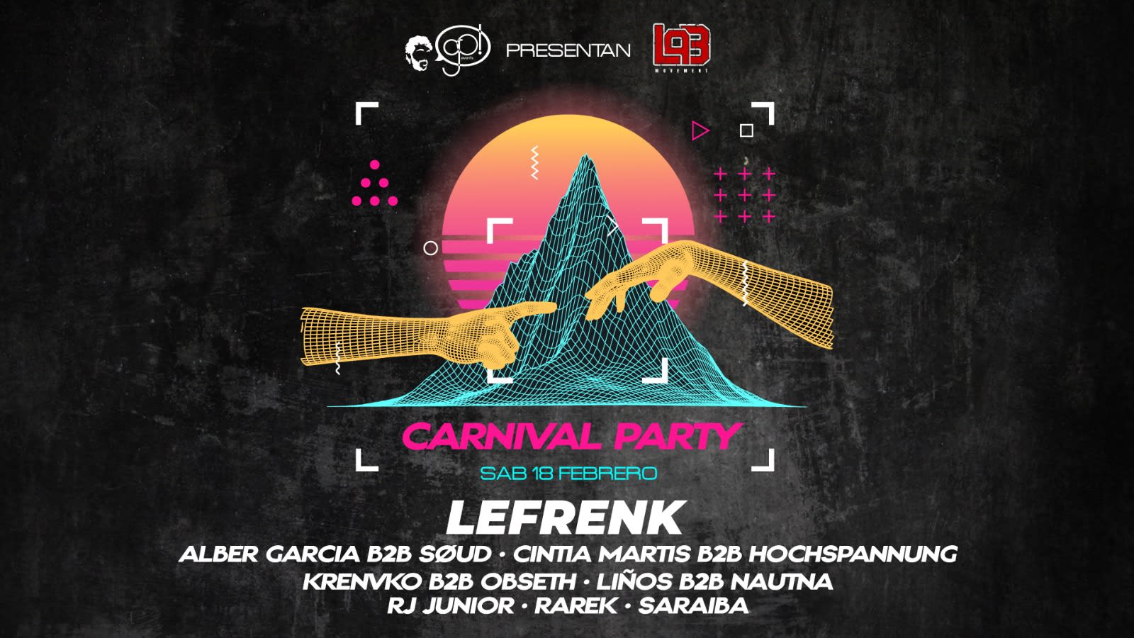 Anticipada Go!Events@Carnaval Party 18/02/2023