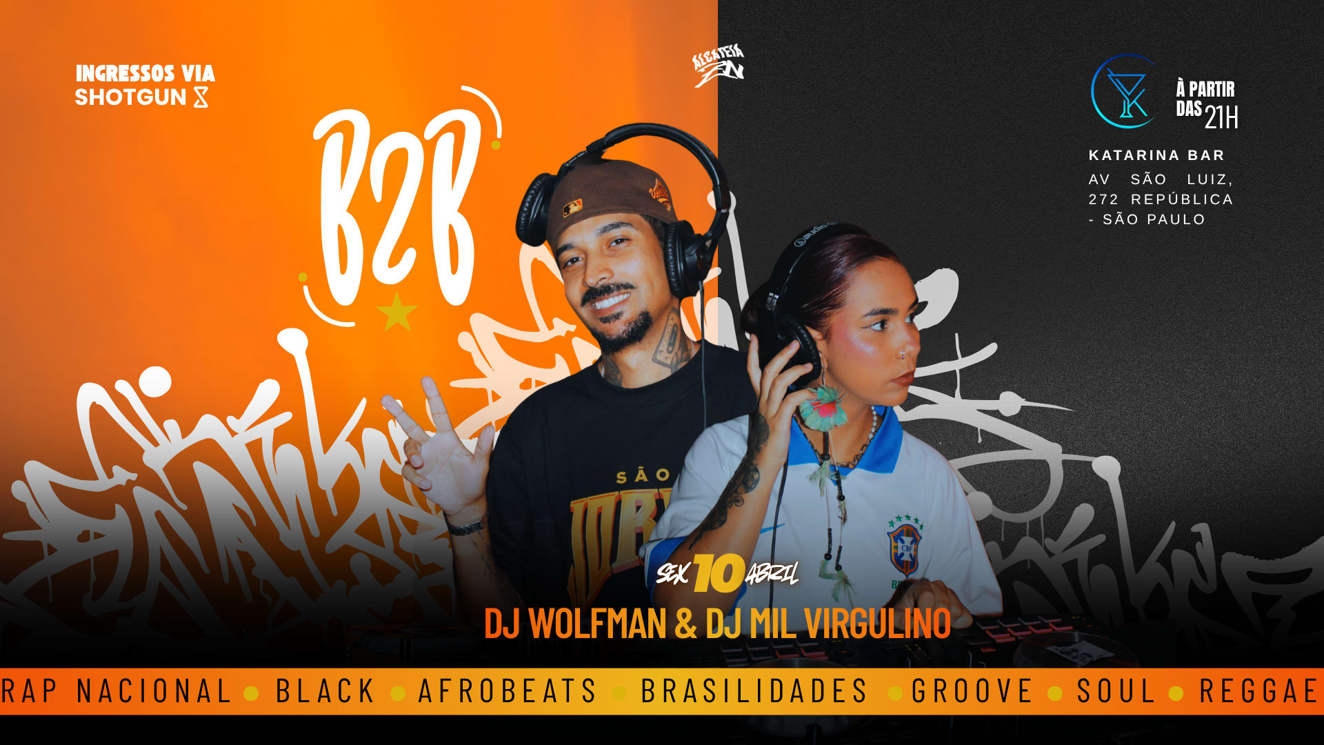 B2b: Mil Virgulino & Dj Wolfman No Katarina Bar | 10/04