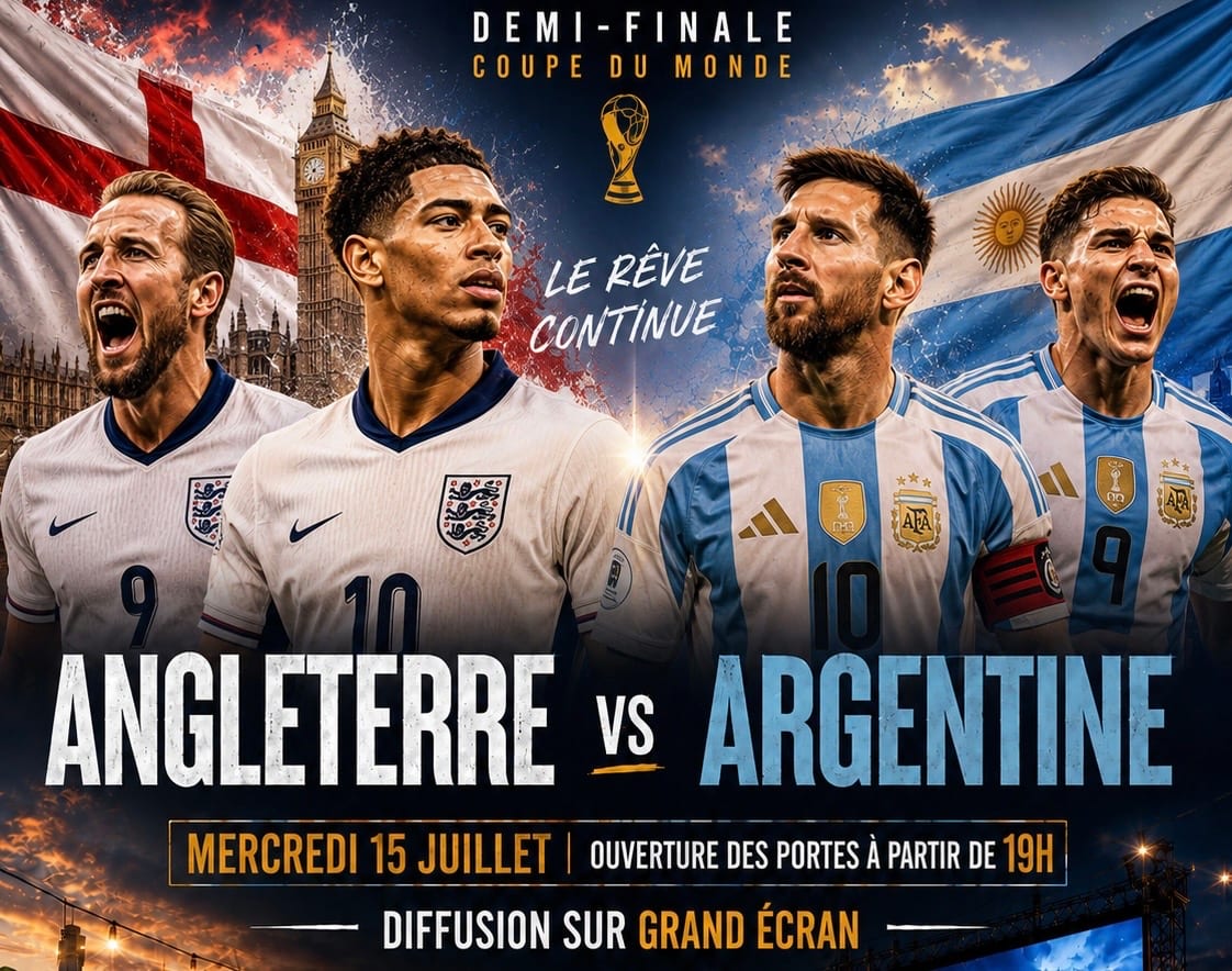 Angleterre - Espagne | Mer 15 Juil | Fan Zone | Fan Z…