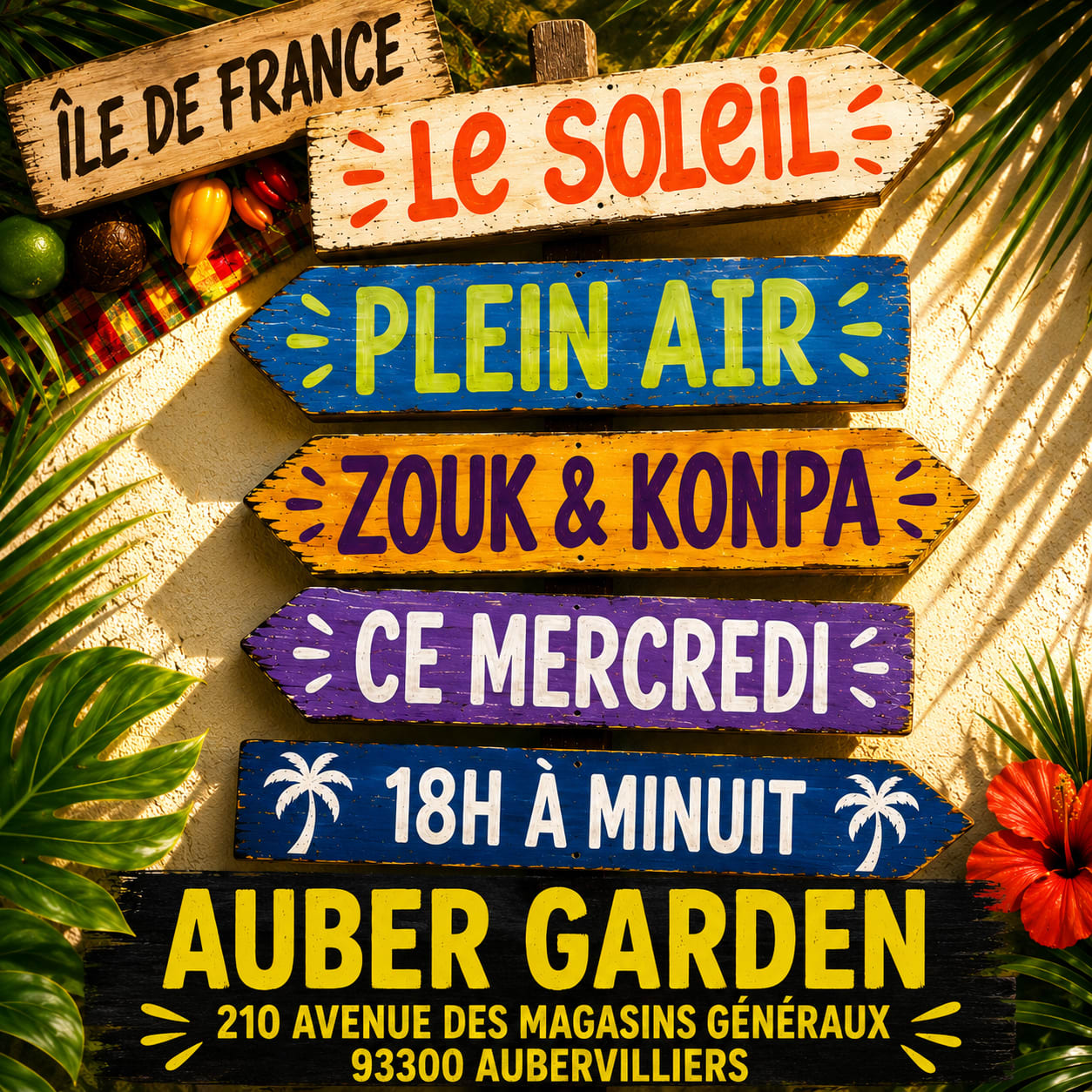 Soirée Garden Antillaise Zouk Et Konpa