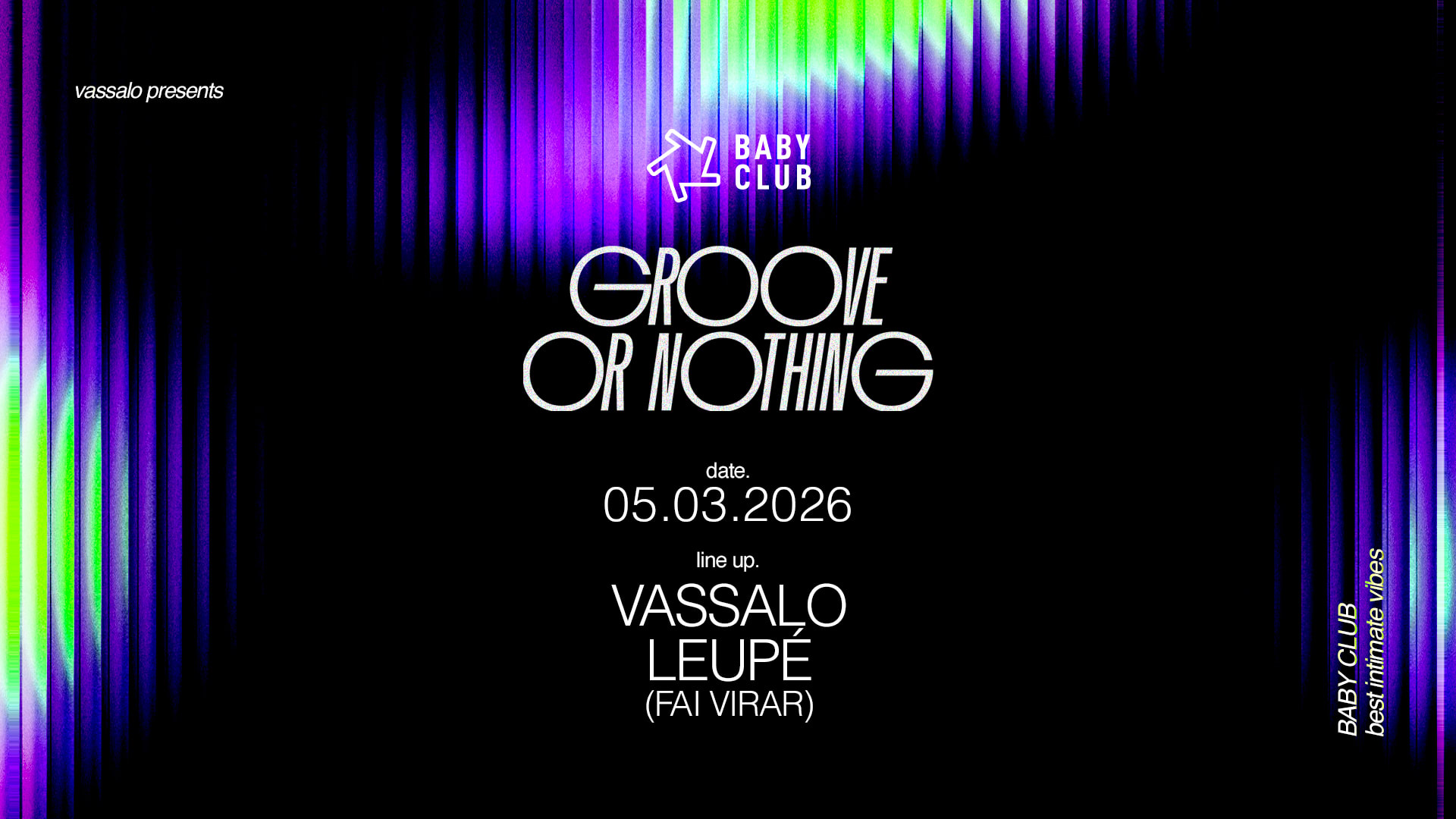 Groove Or Northing : Vassalo + Leupé