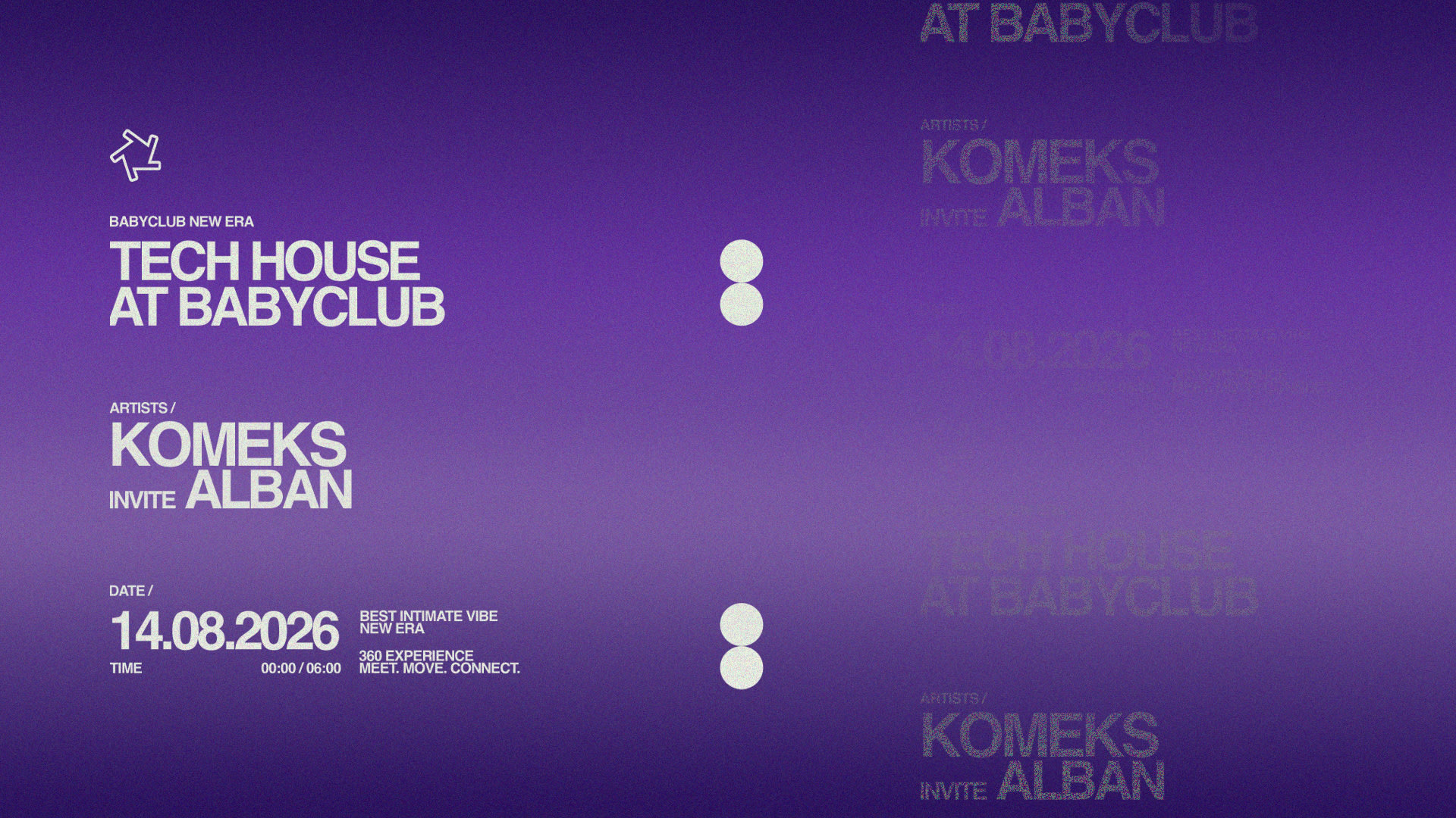 Tech House At Baby Club : Komeks Invite Alban