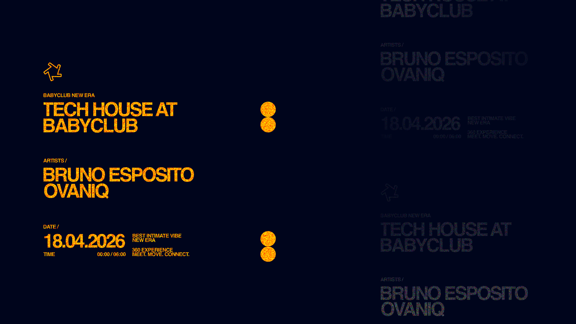 Tech House At Baby Club : Bruno Esposito + Ovaniq