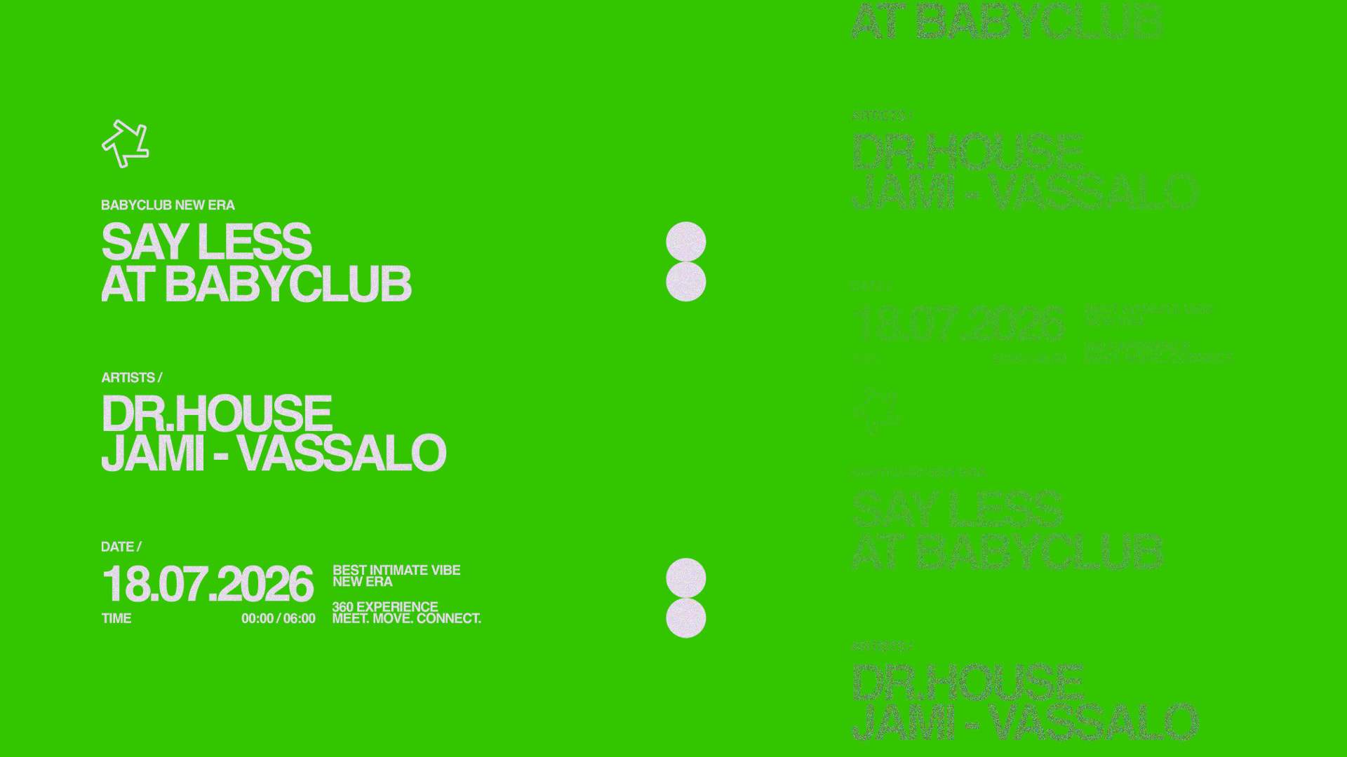 Say Less At Baby Club : Dr House + Jami + Vassalo