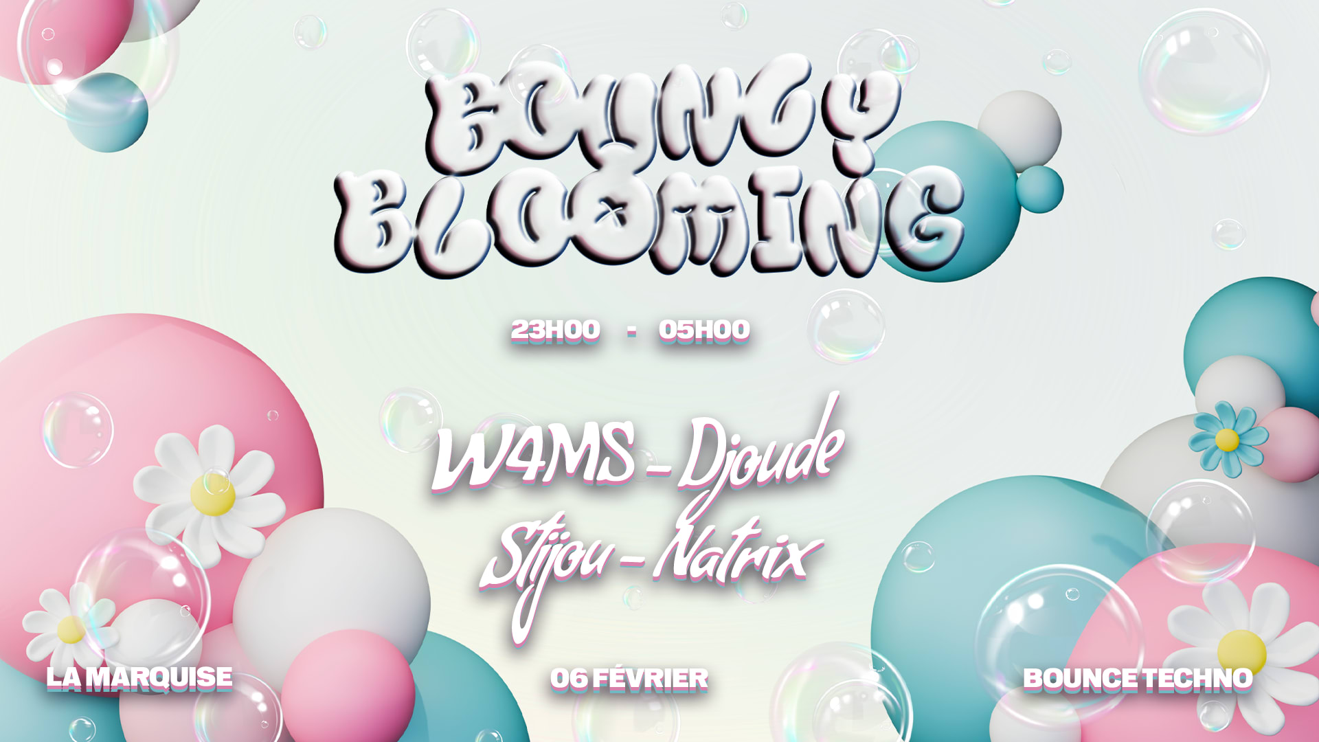 Bouncy Blooming Revient À La Marquise !