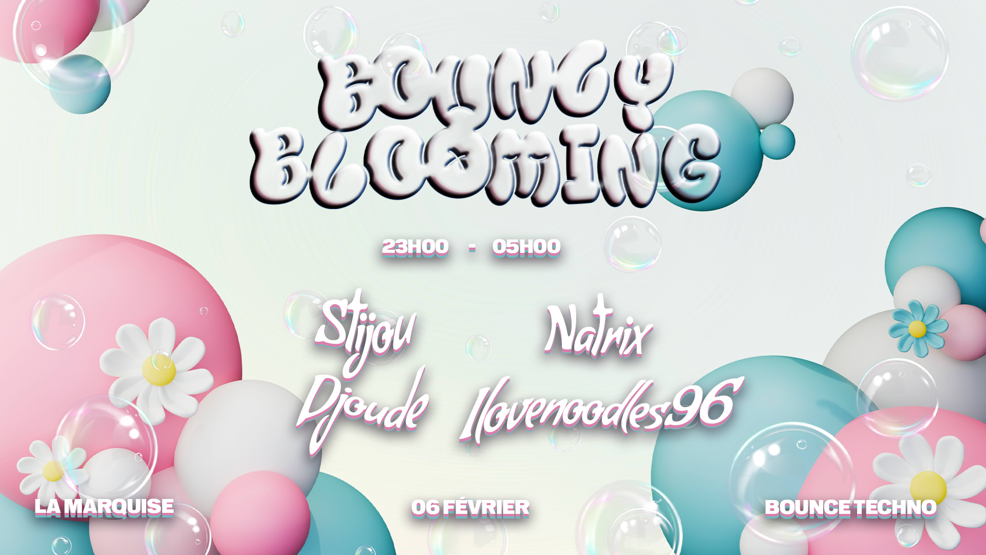 Bouncy Blooming Revient À La Marquise !